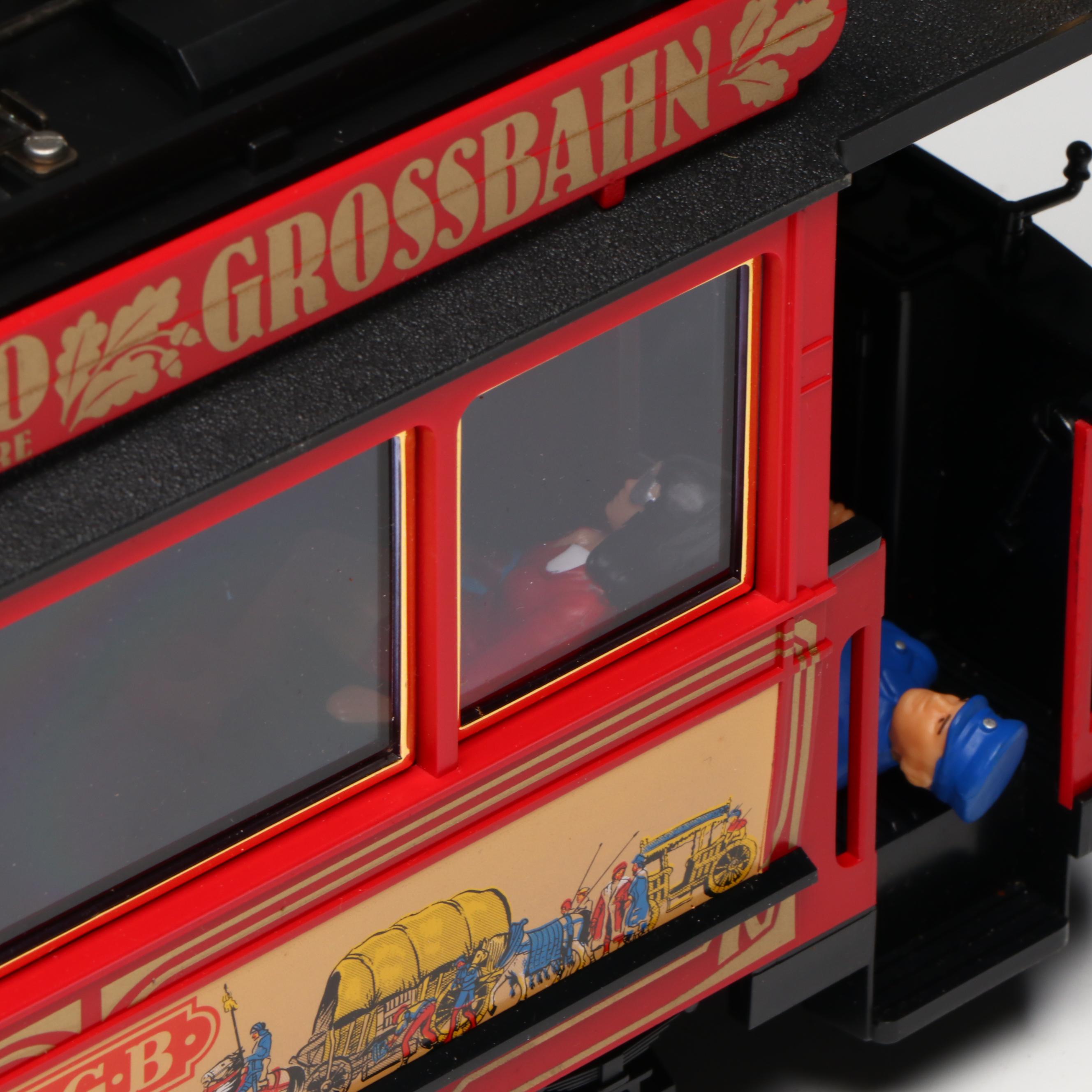 LGB G Scale 20th Anniversary Trolley Set