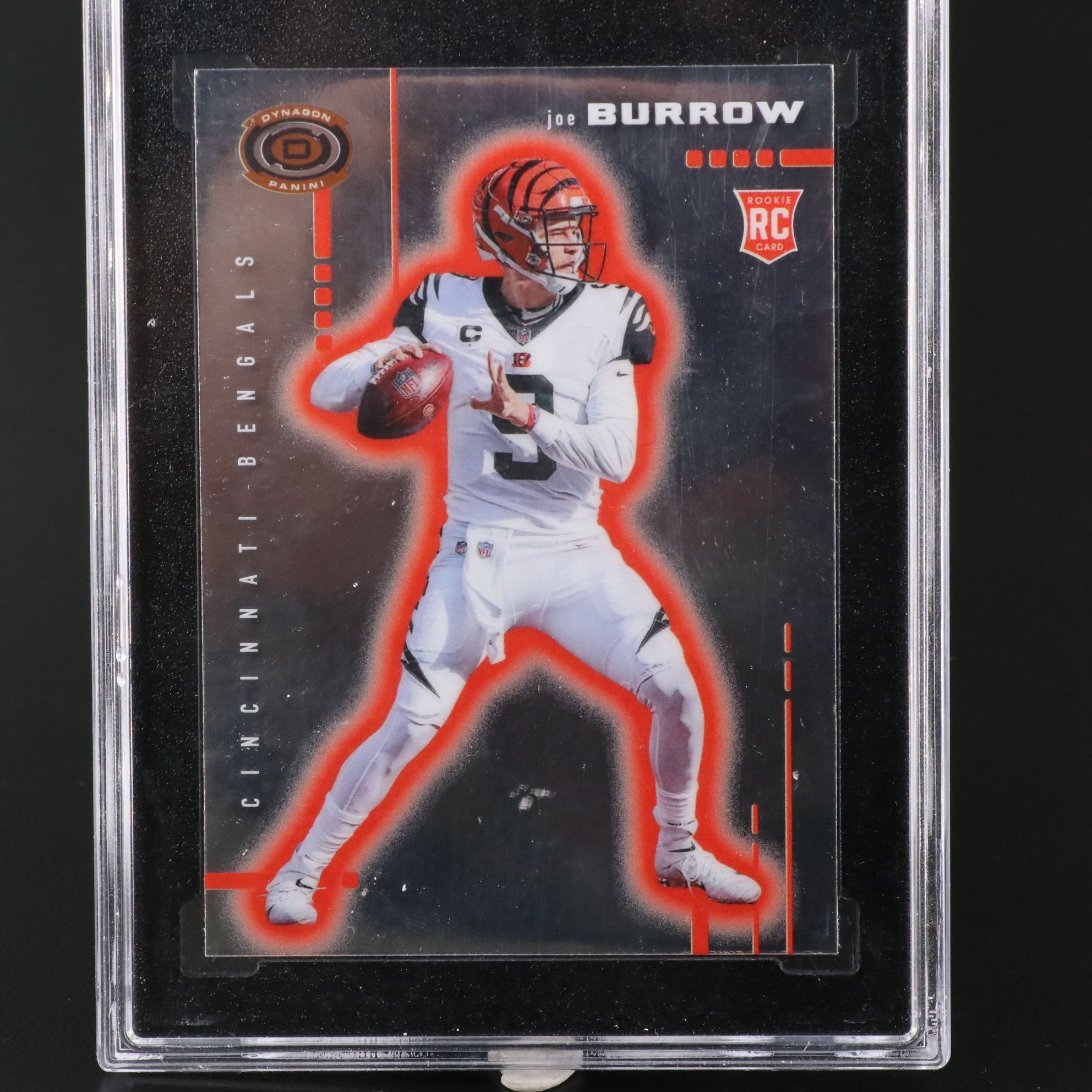 2020 Chronicles Joe Burrow Dynagon Rookie Football Card Graded SGC 10