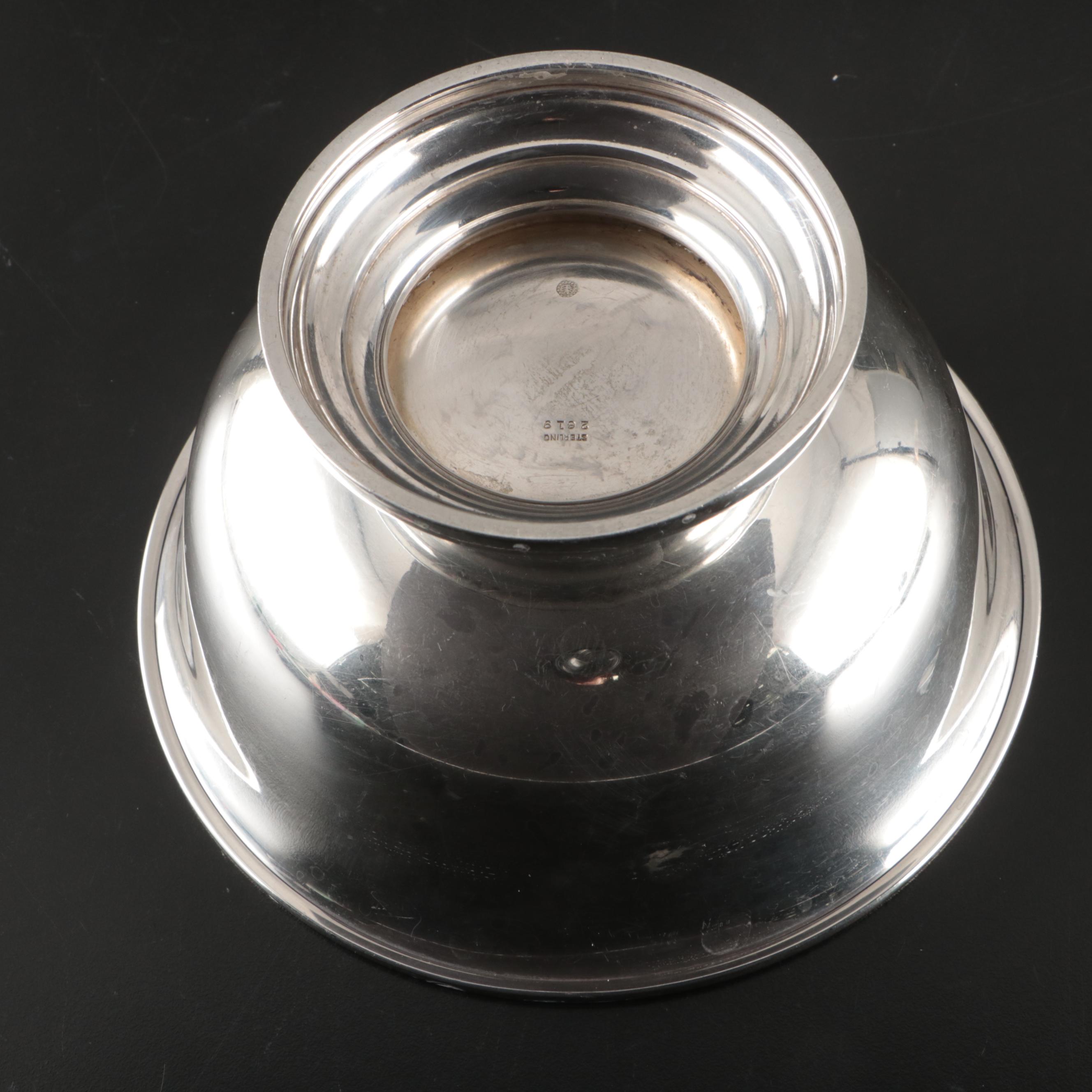 Tuttle Silversmiths Sterling Silver Paul Revere Bowl