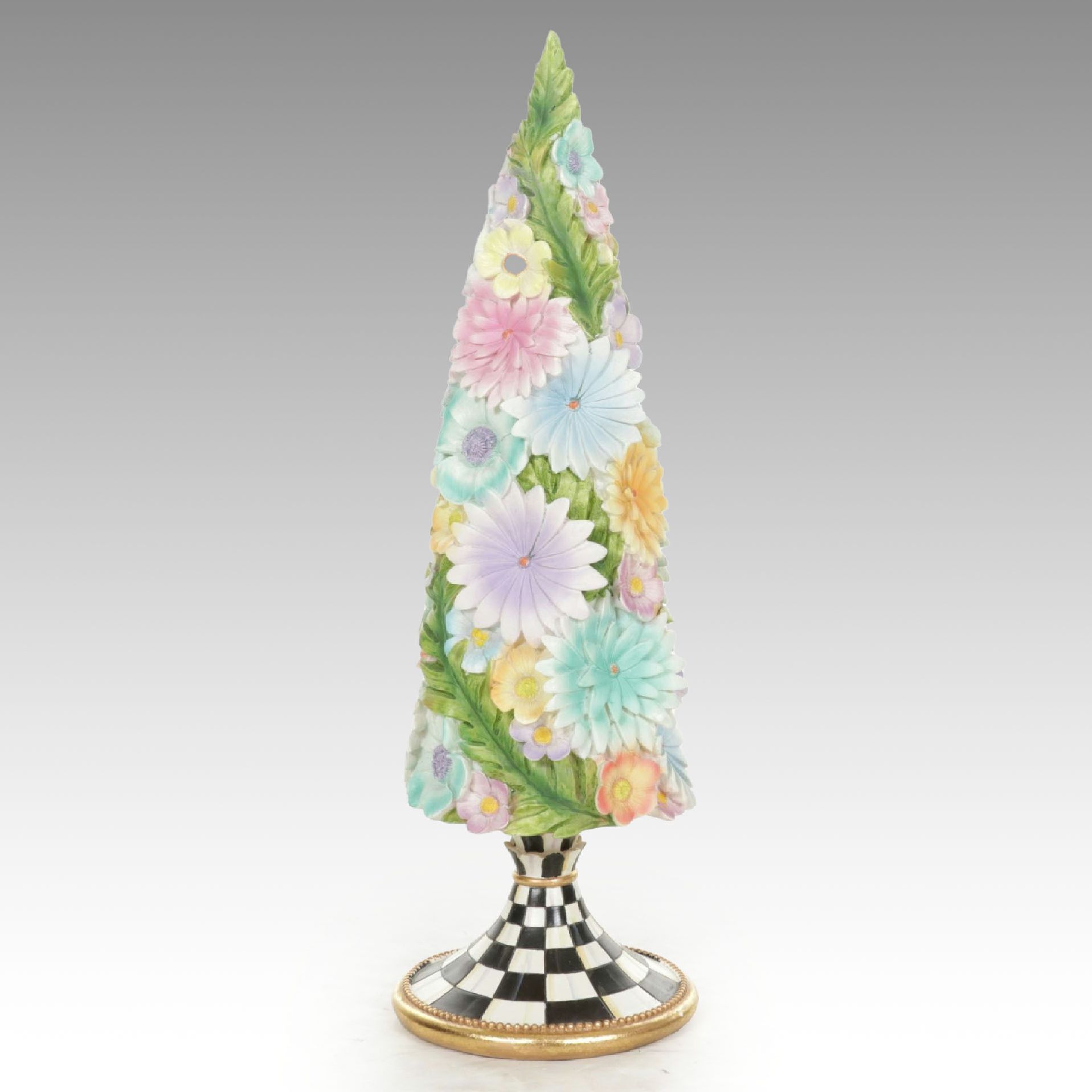 MacKenzie-Childs "Country Stroll" Tree Figurine