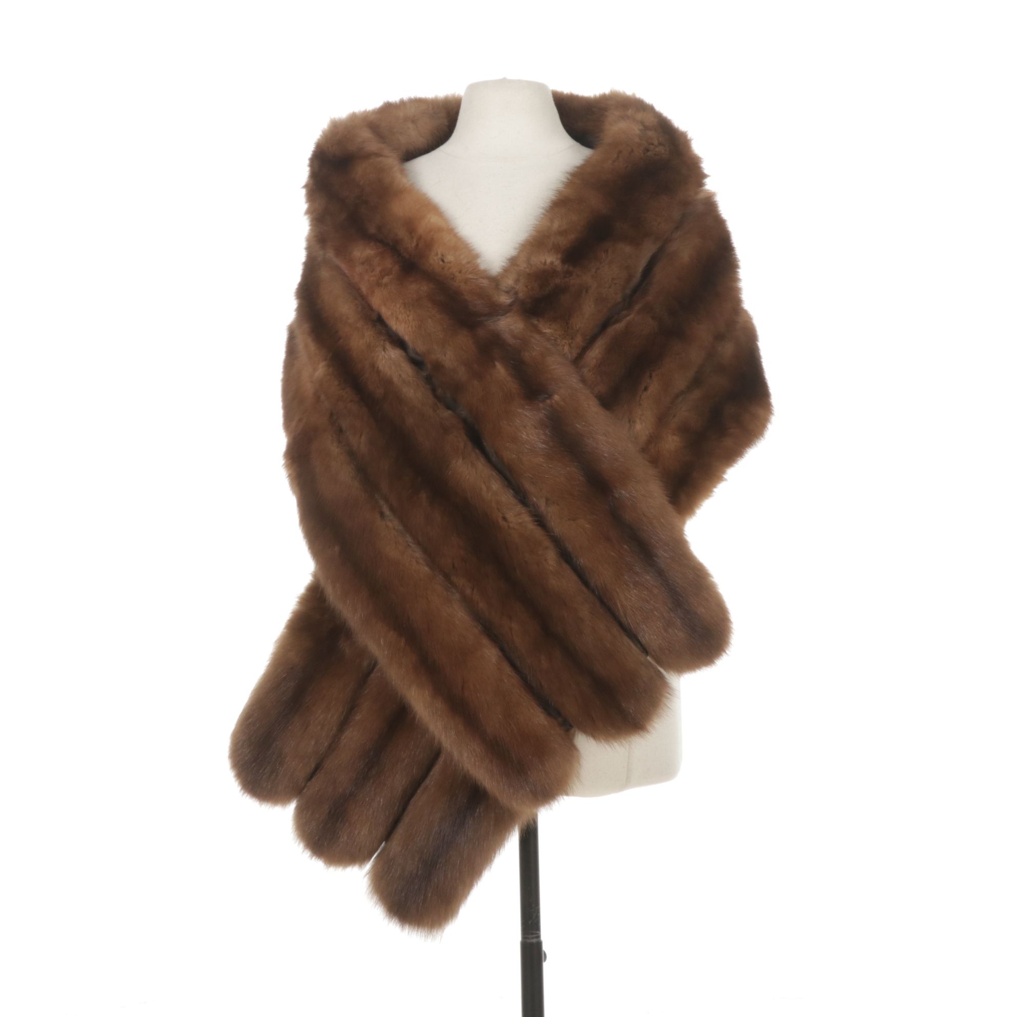 Russian Royal Crown Sable Fur Stole