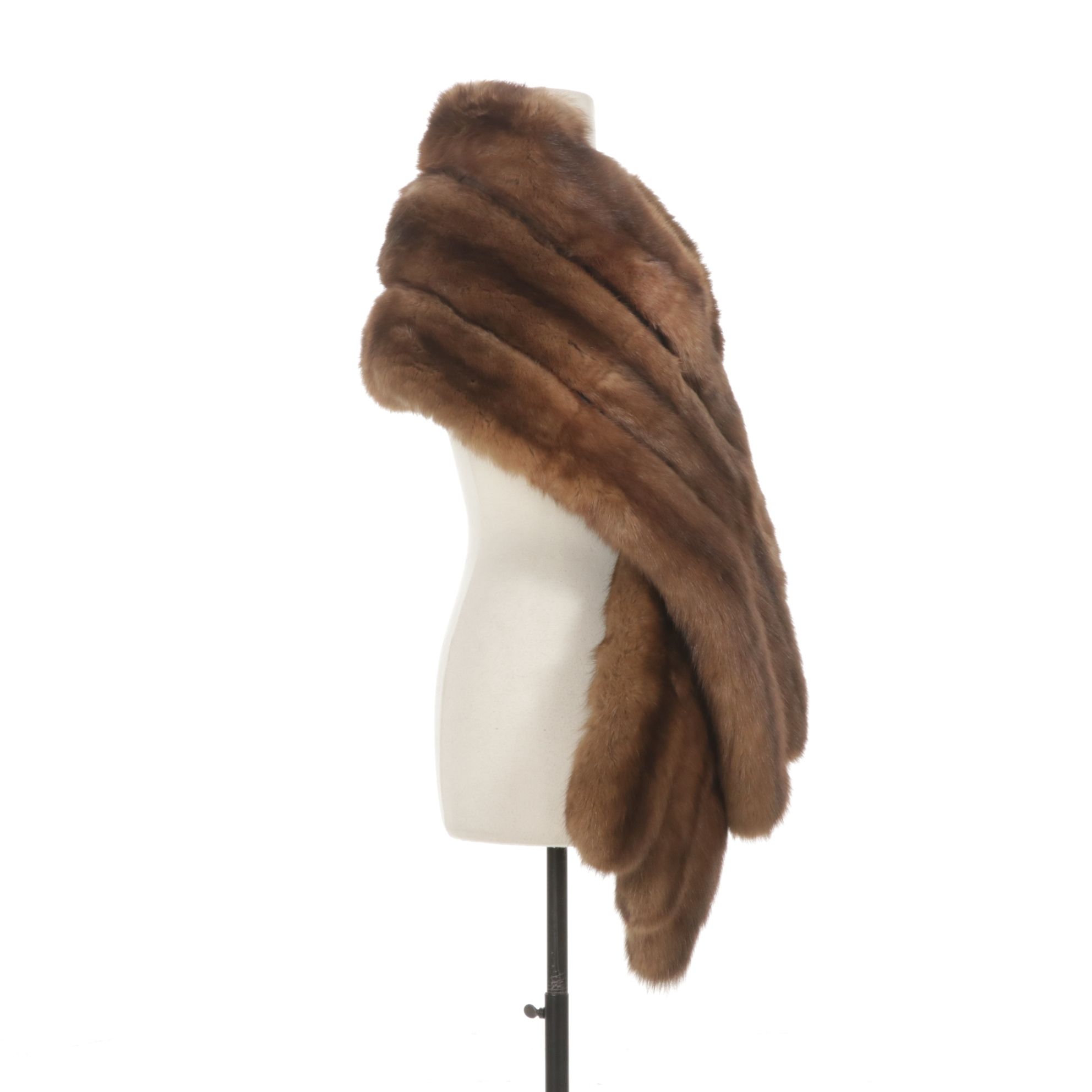 Russian Royal Crown Sable Fur Stole