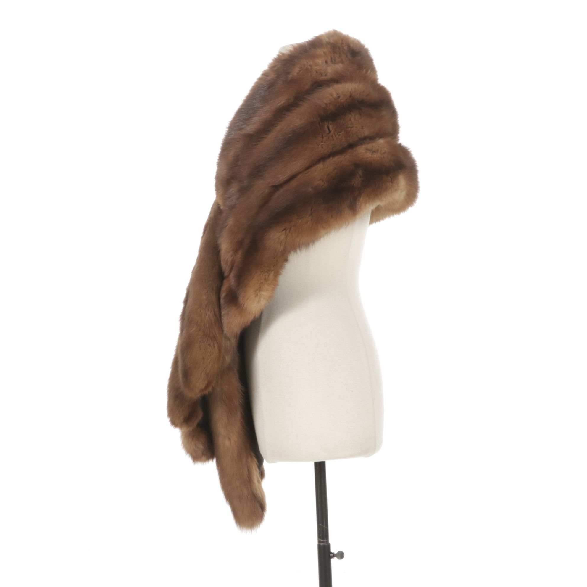 Russian Royal Crown Sable Fur Stole