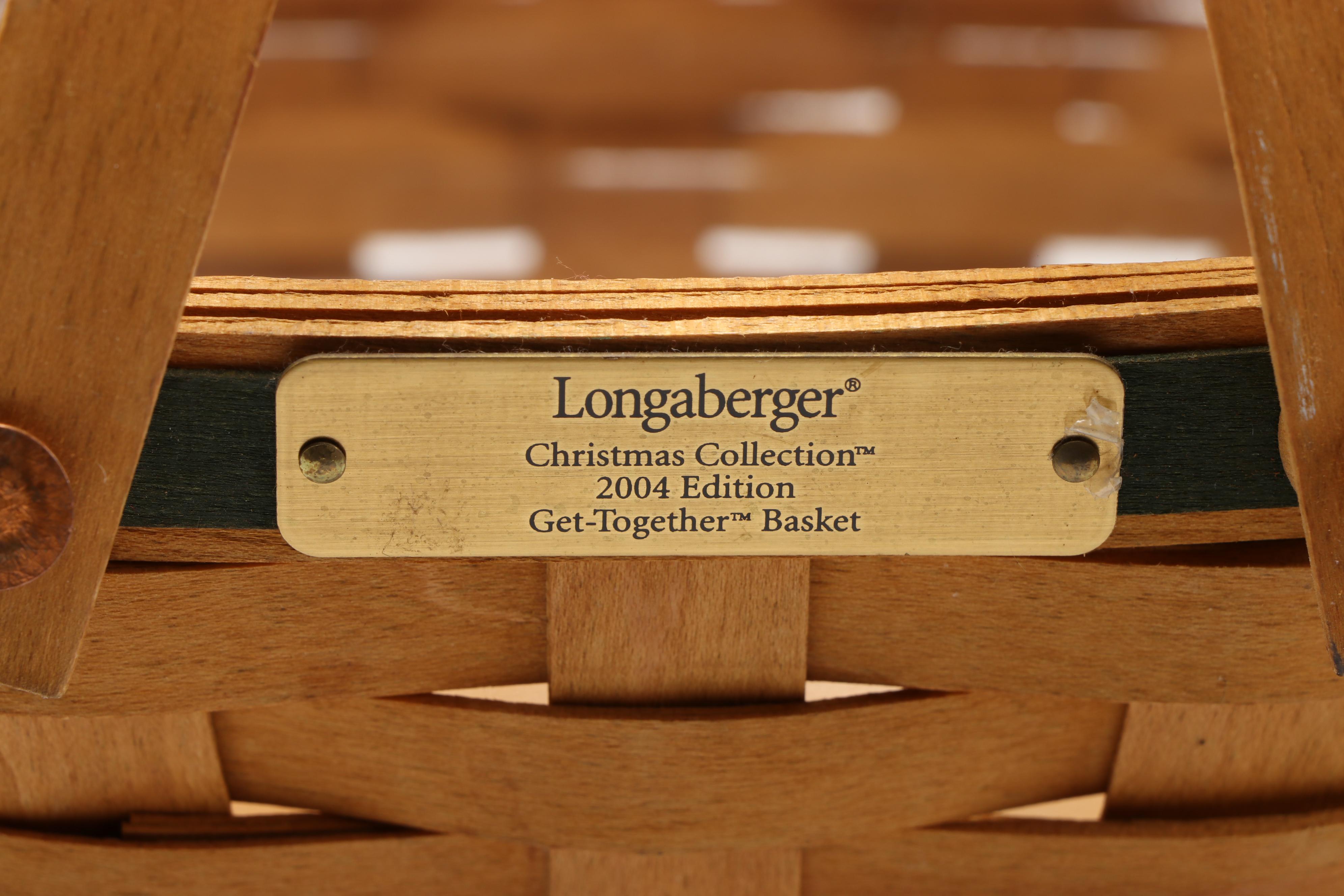 Longaberger Handwoven Baskets, Late 20th/Early 21st Century