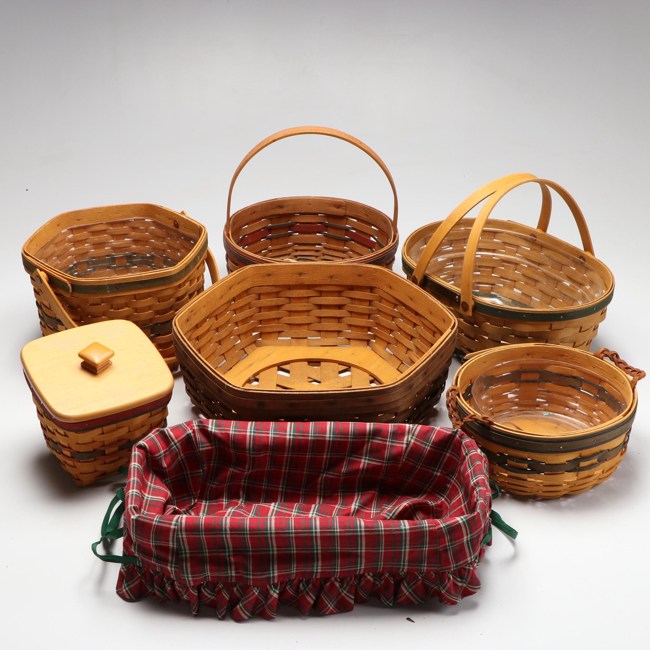 Longaberger Handwoven Baskets, Late 20th/Early 21st Century