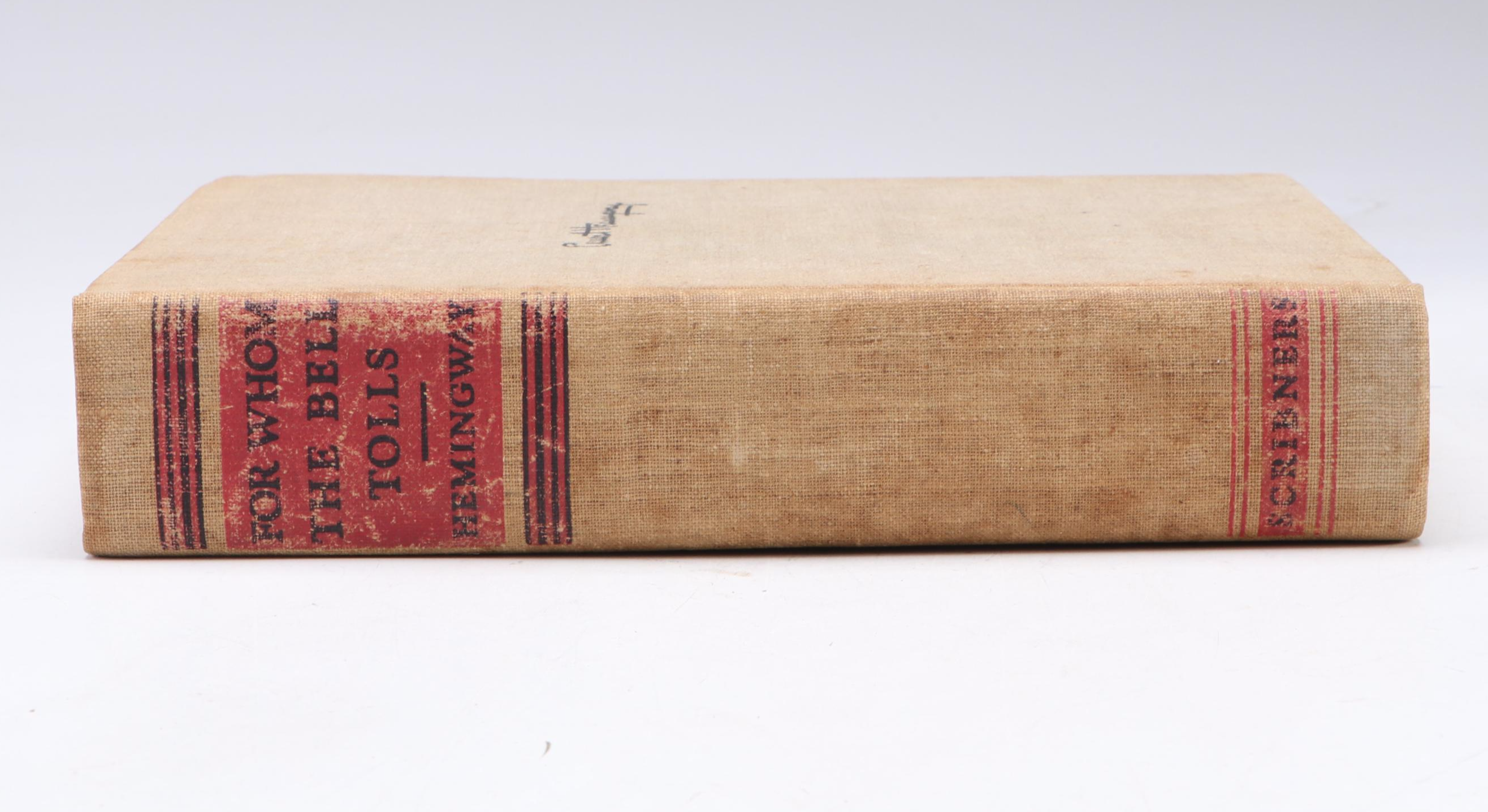 First Edition "For Whom the Bell Tolls" by Ernest Hemingway, 1940