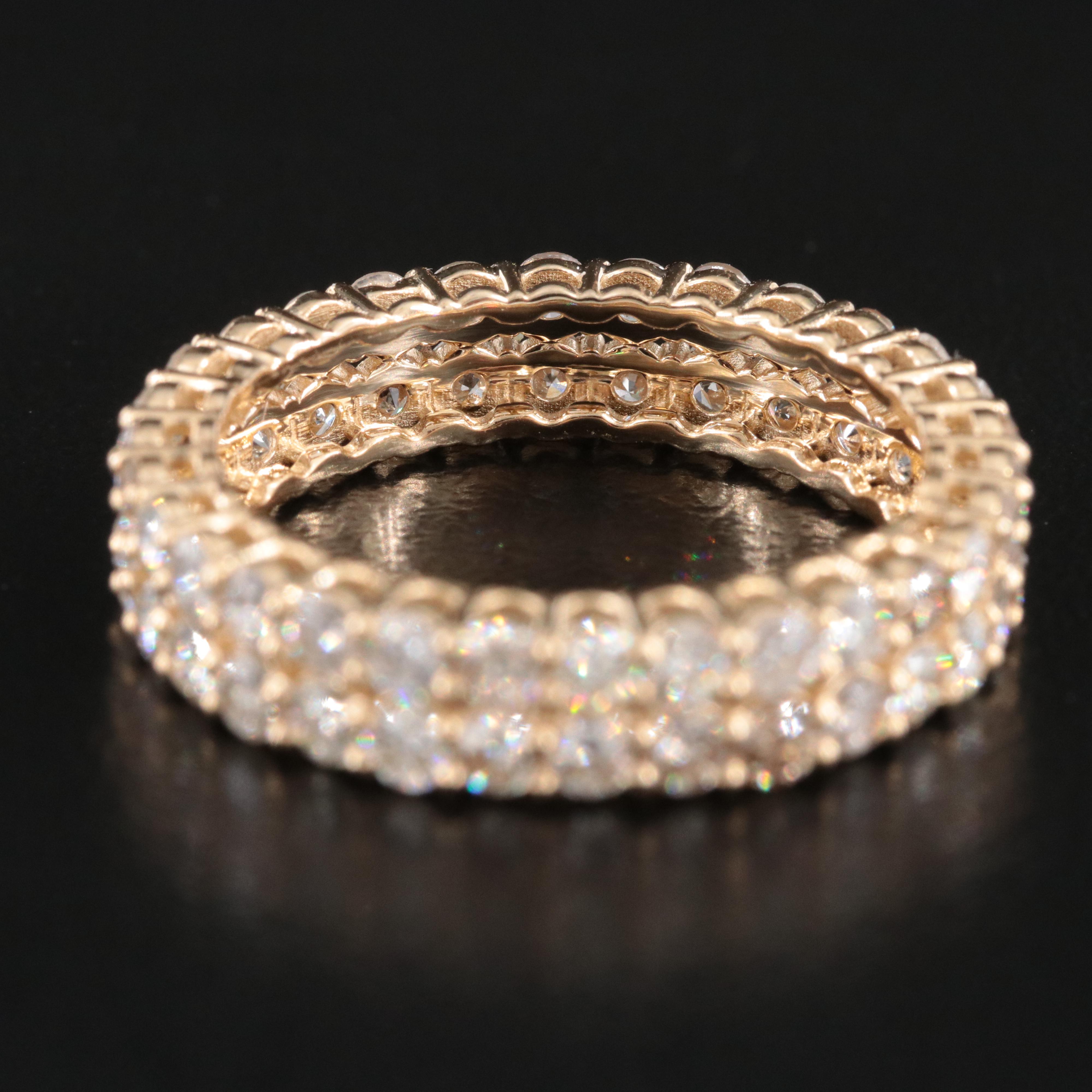 14K 2.17 CTW Diamond Eternity Band