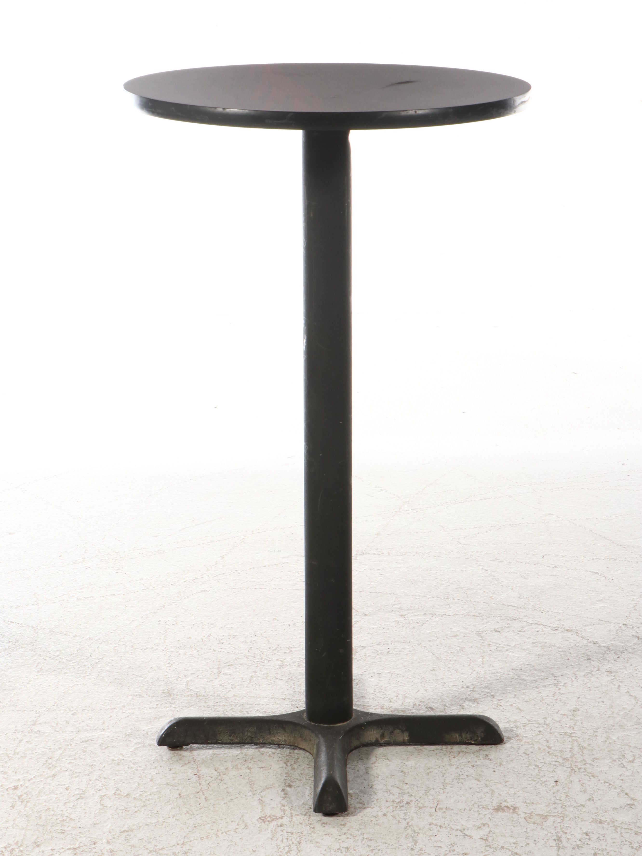 M. Dietz and Sons Bar Height Table with Bentwood Barstools