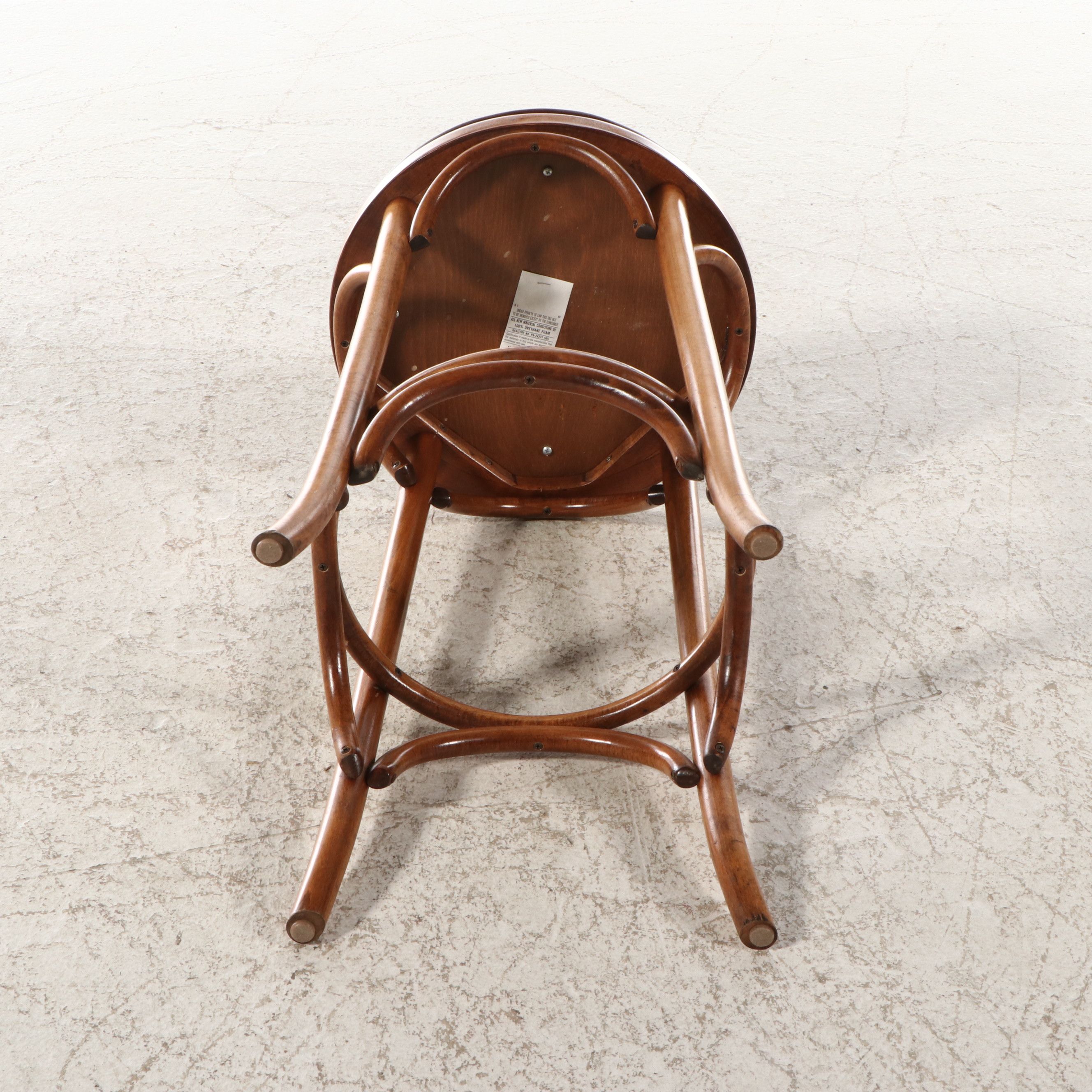 M. Dietz and Sons Bar Height Table with Bentwood Barstools