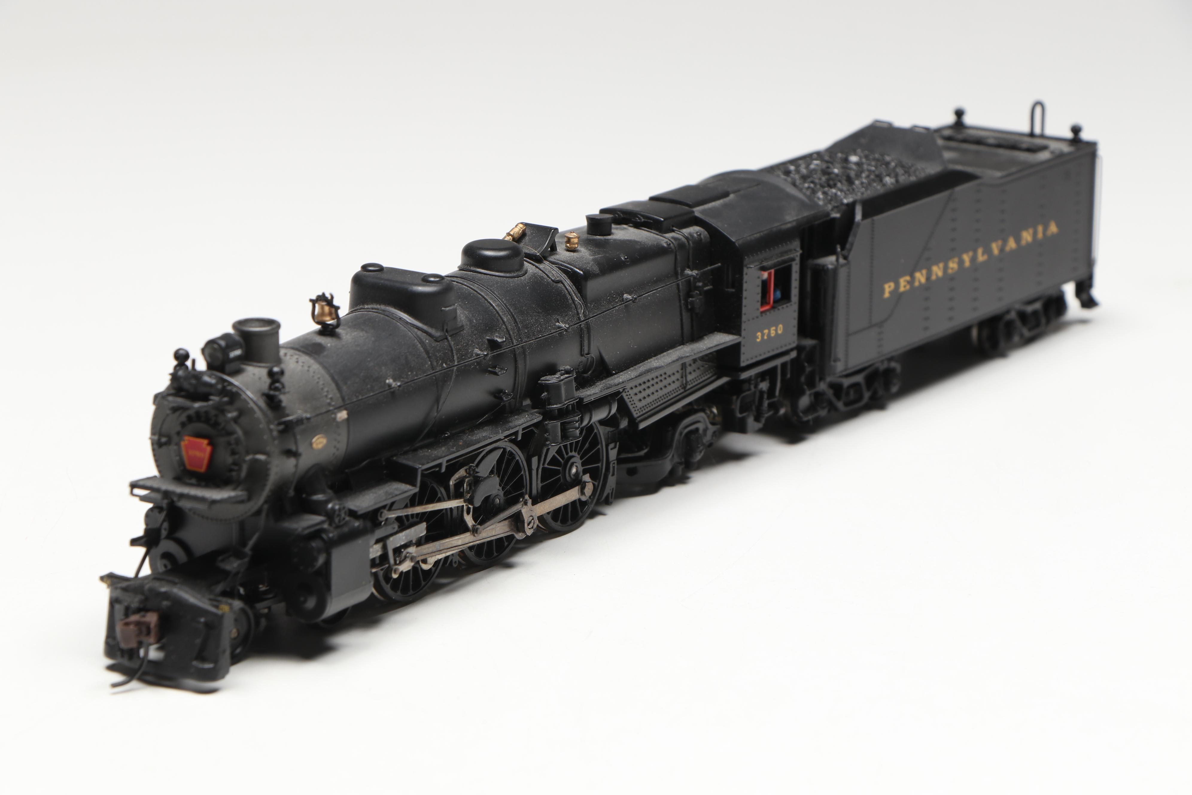 Spectrum HO Scale K4 4-6-2 Pacific Locomotive, Coach #3758 and More Train Cars