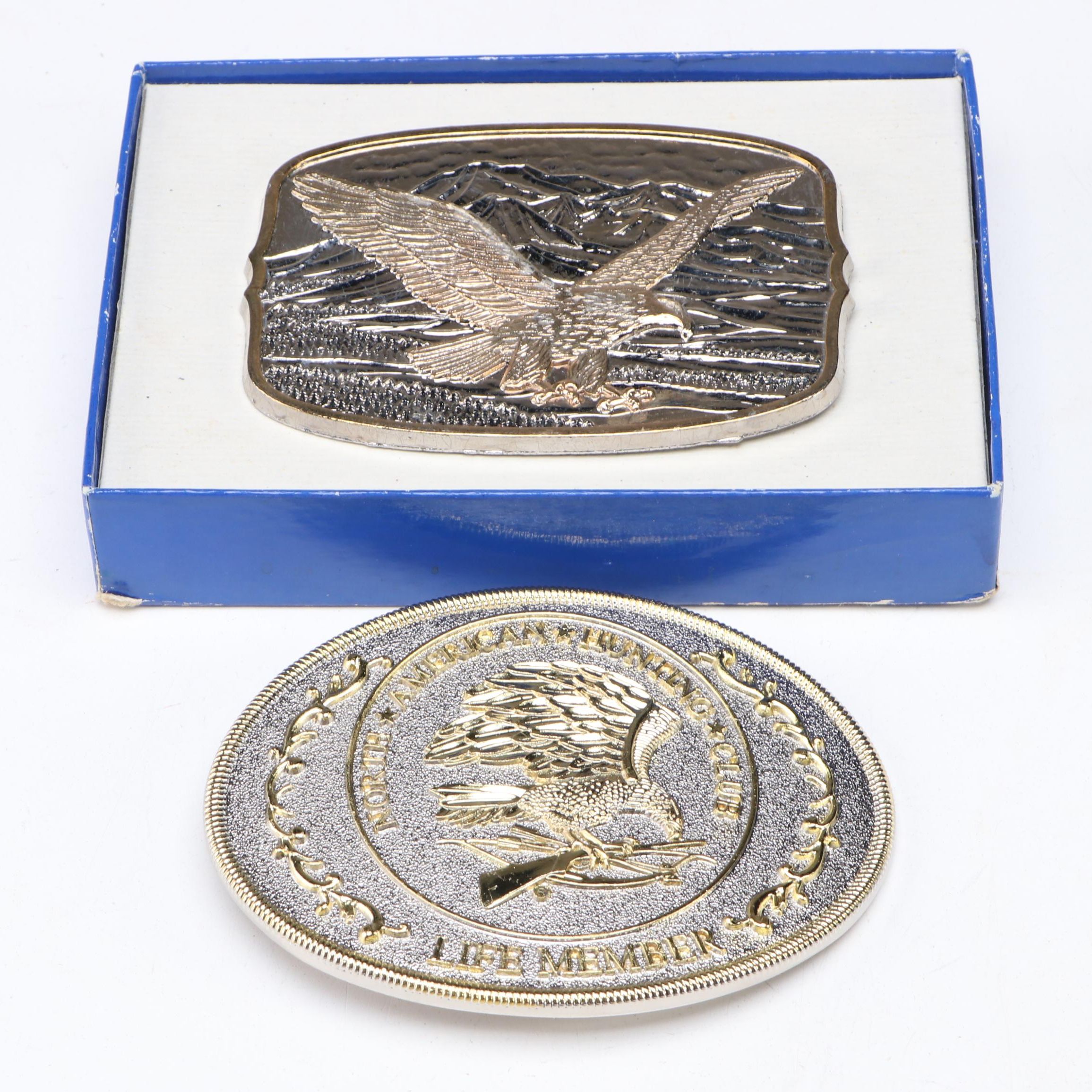 Limited Edition American Eagle Belt Buckle and Other Commemorative Buckle