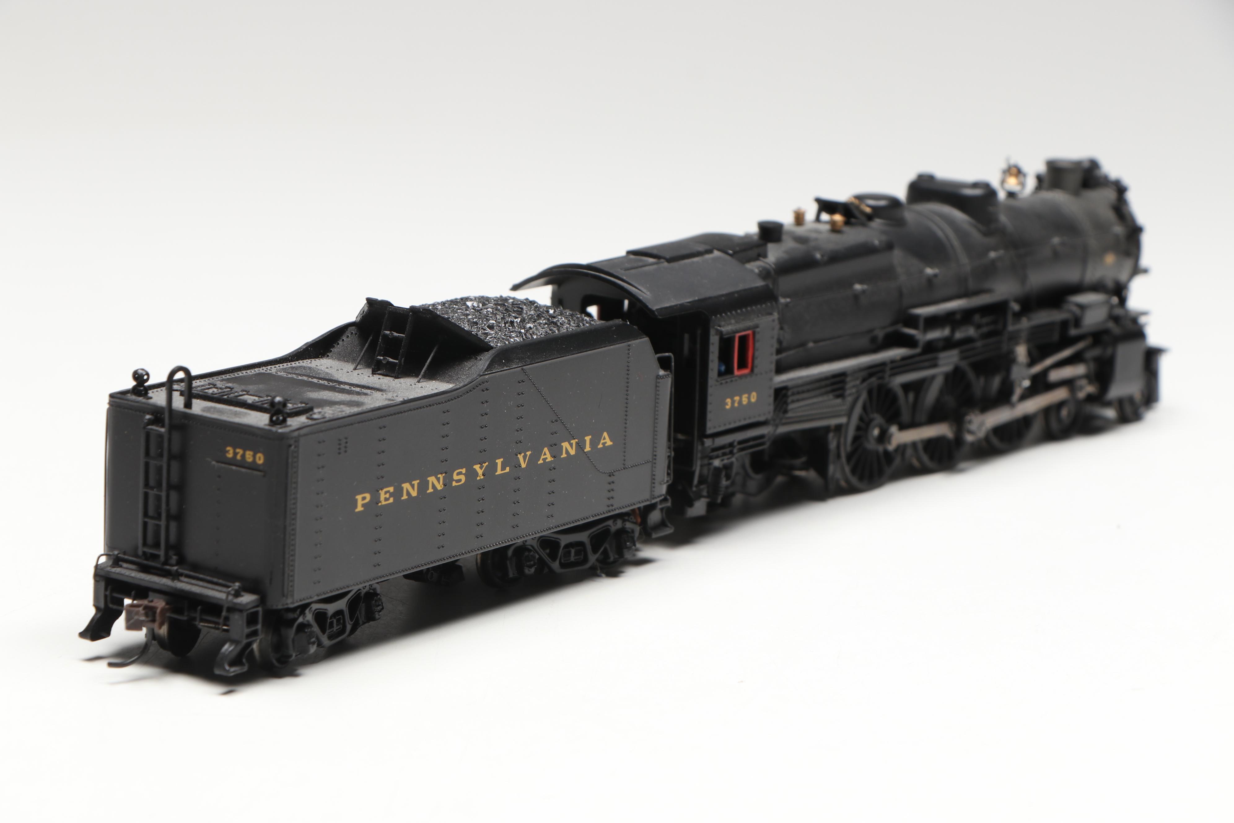 Spectrum HO Scale K4 4-6-2 Pacific Locomotive, Coach #3758 and More Train Cars