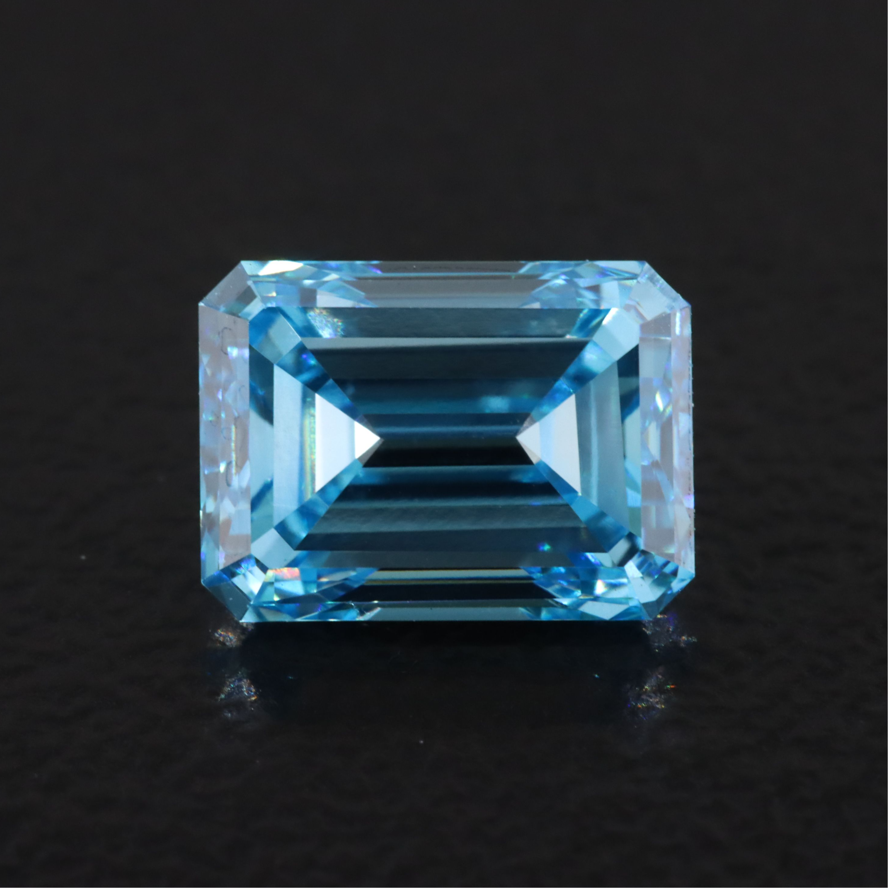 Loose 1.61 CT Lab Grown Fancy Blue Diamond with IGI Report