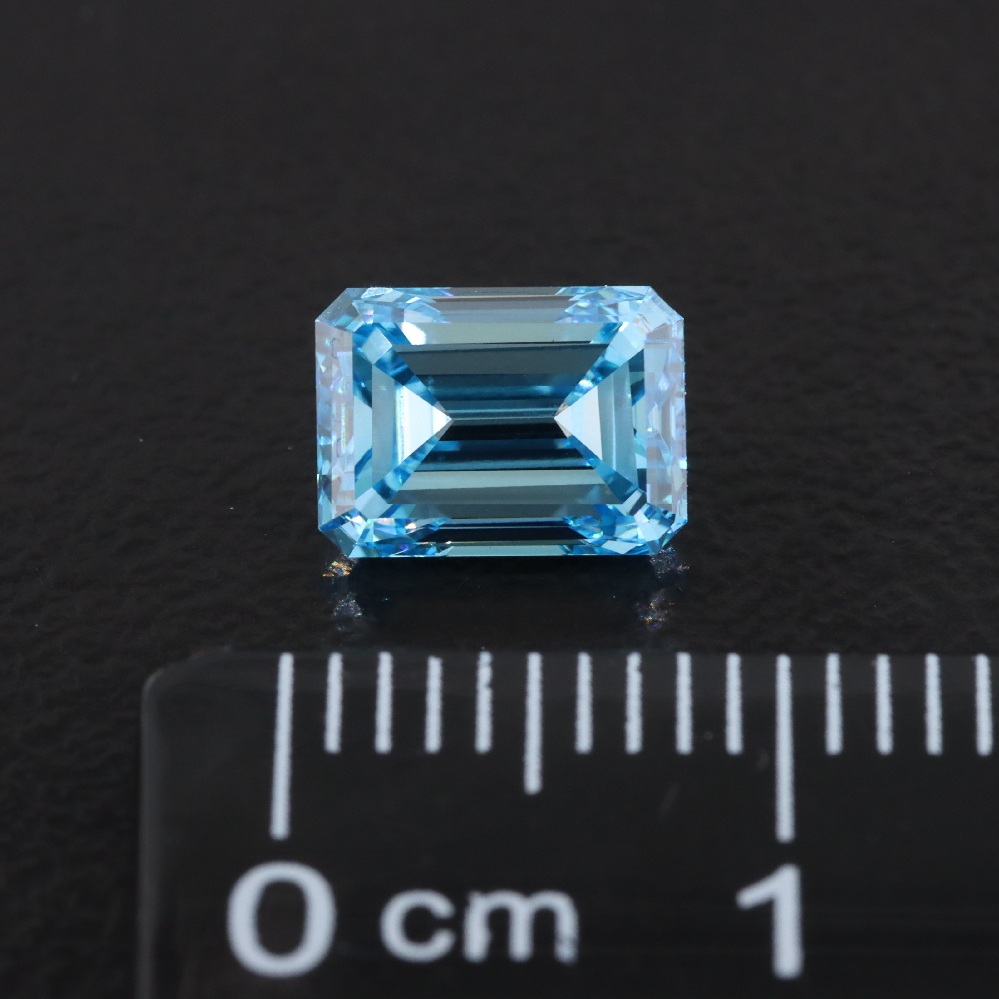 Loose 1.61 CT Lab Grown Fancy Blue Diamond with IGI Report