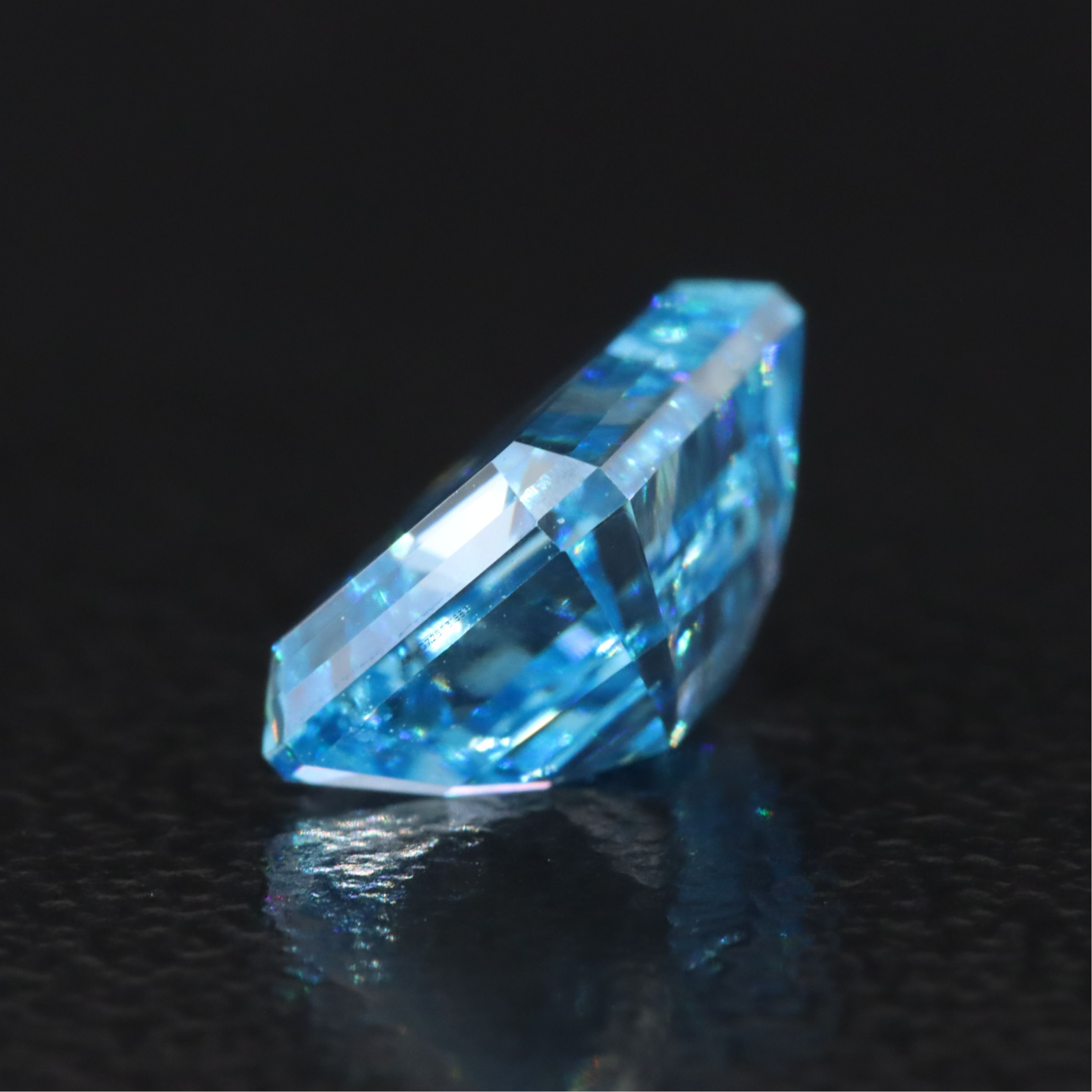 Loose 1.61 CT Lab Grown Fancy Blue Diamond with IGI Report