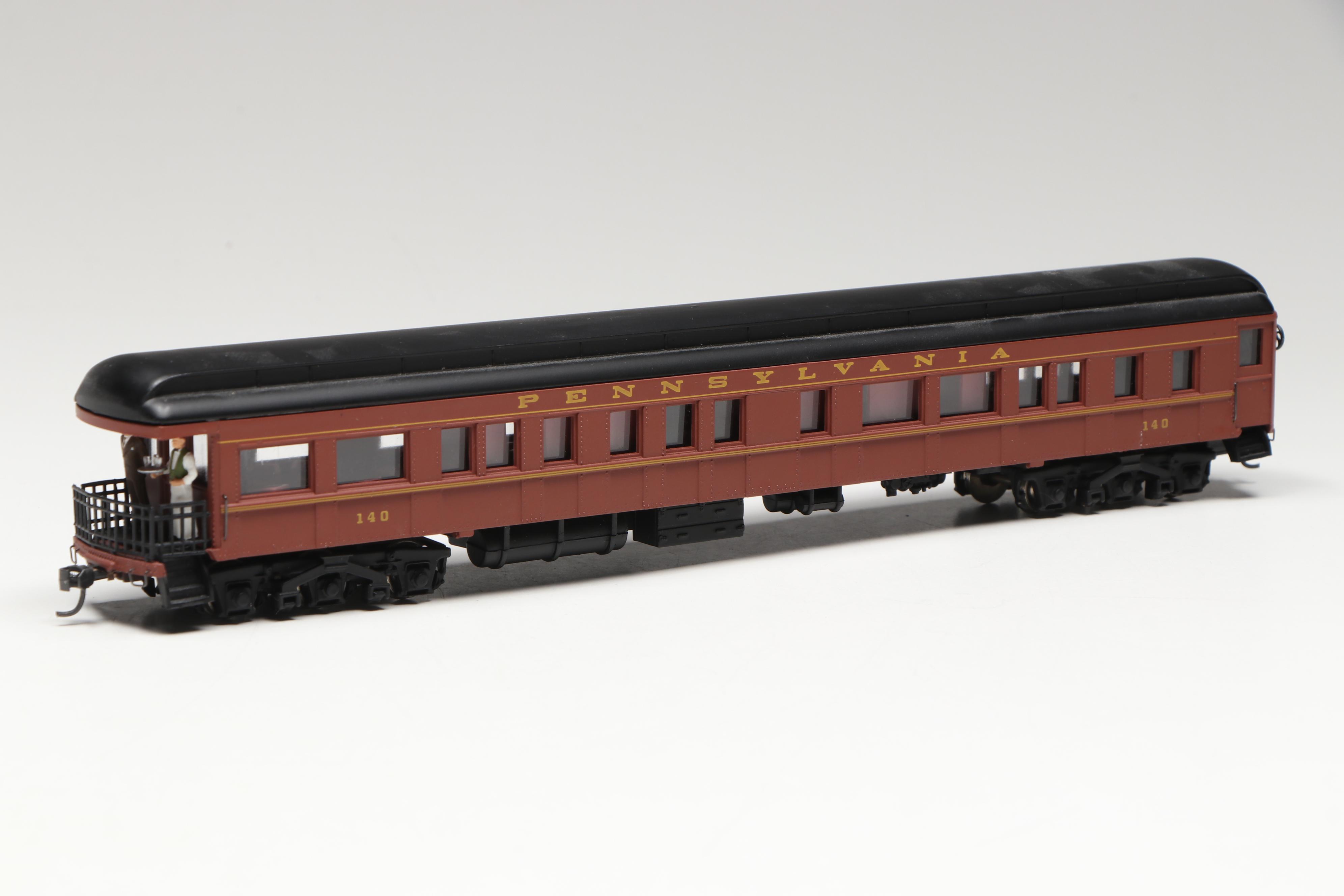Spectrum HO Scale K4 4-6-2 Pacific Locomotive, Coach #3758 and More Train Cars