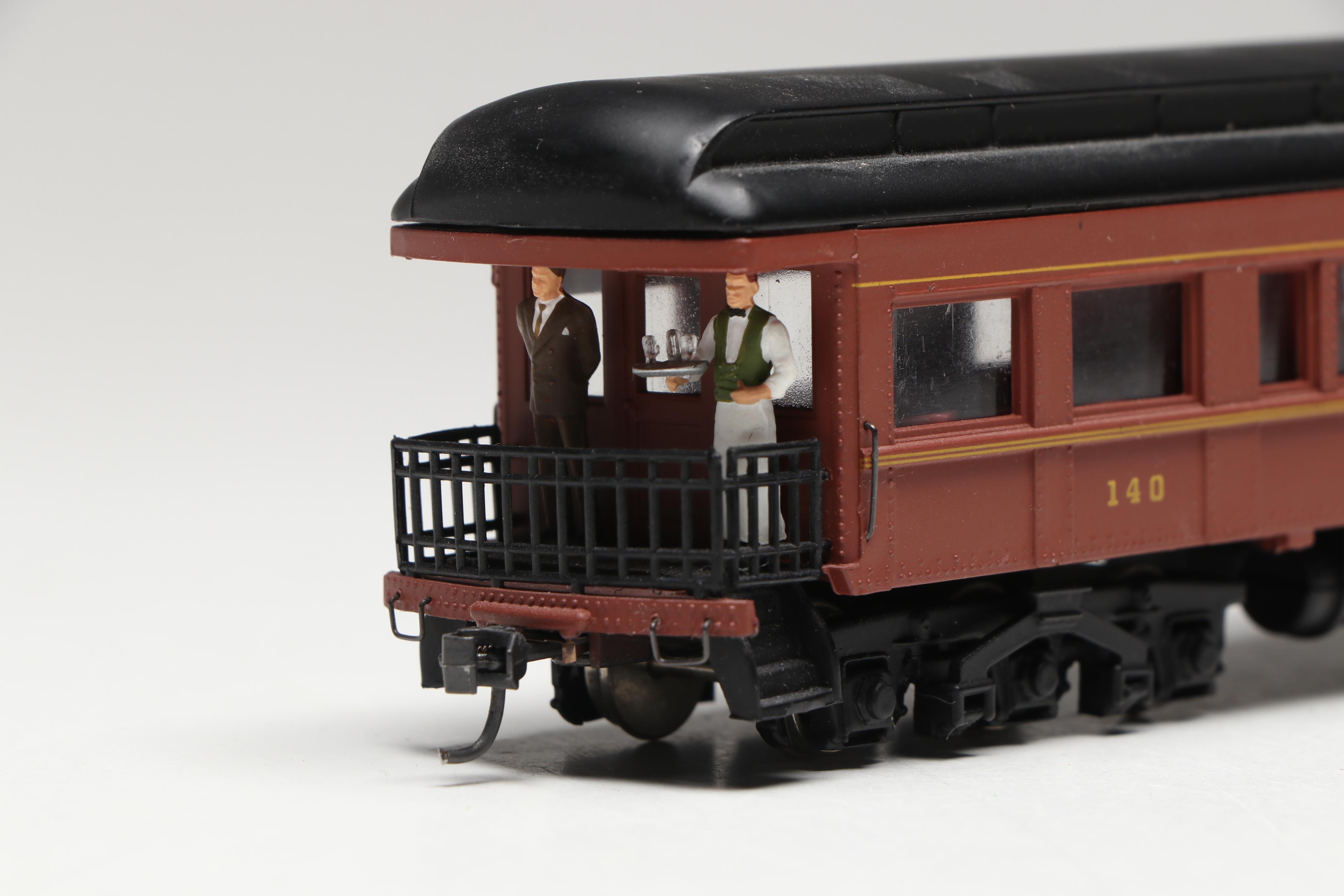 Spectrum HO Scale K4 4-6-2 Pacific Locomotive, Coach #3758 and More Train Cars