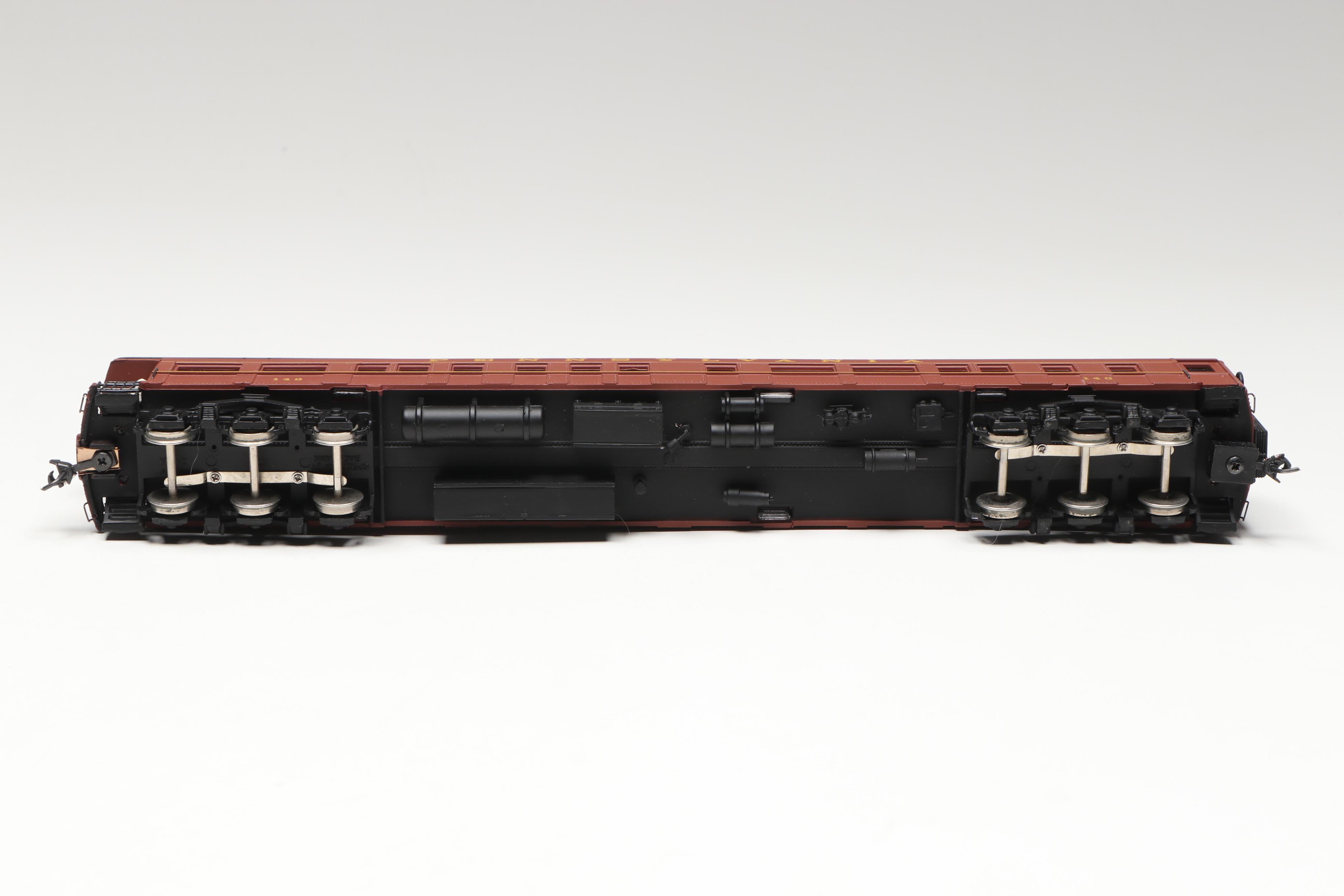 Spectrum HO Scale K4 4-6-2 Pacific Locomotive, Coach #3758 and More Train Cars