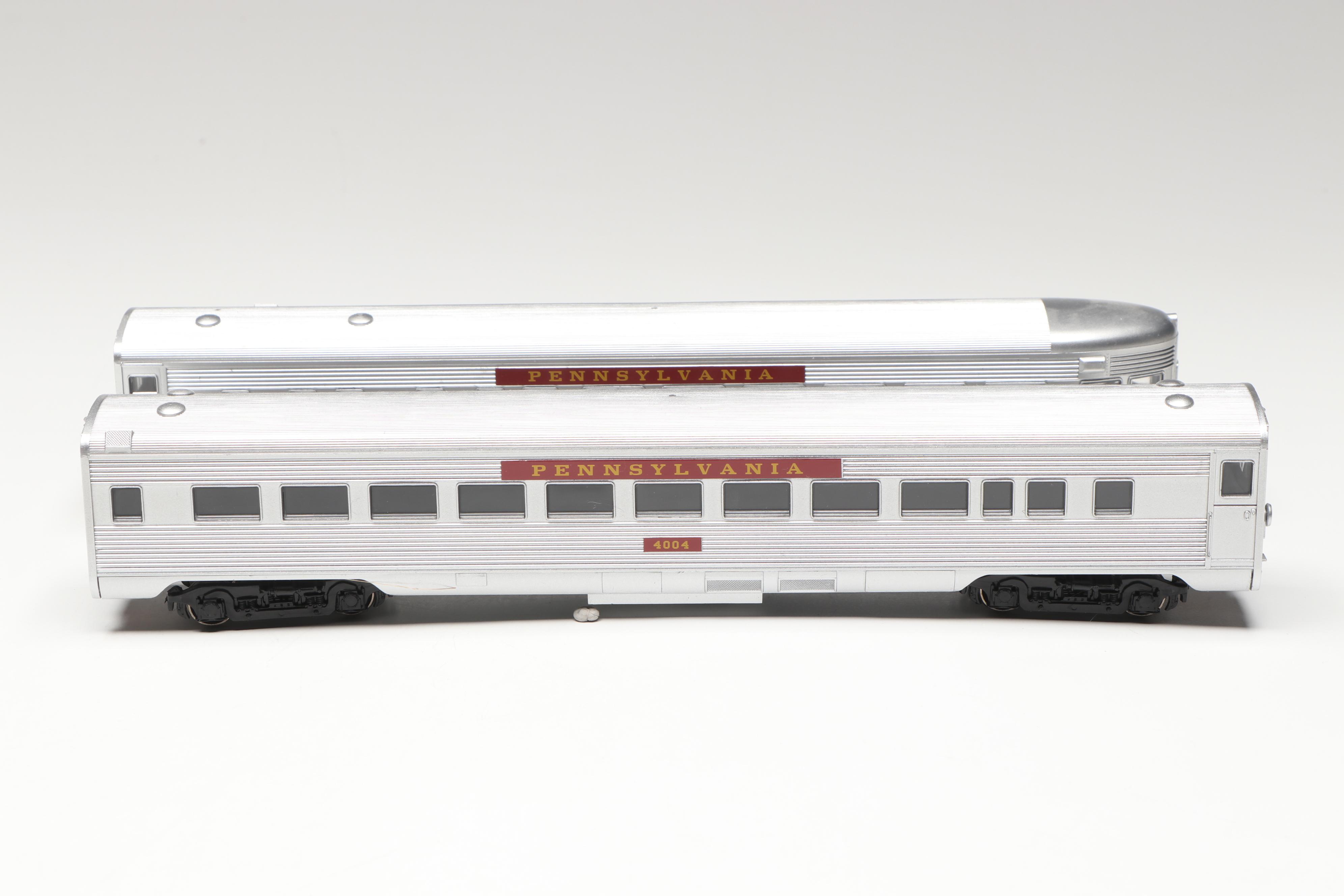Spectrum HO Scale K4 4-6-2 Pacific Locomotive, Coach #3758 and More Train Cars