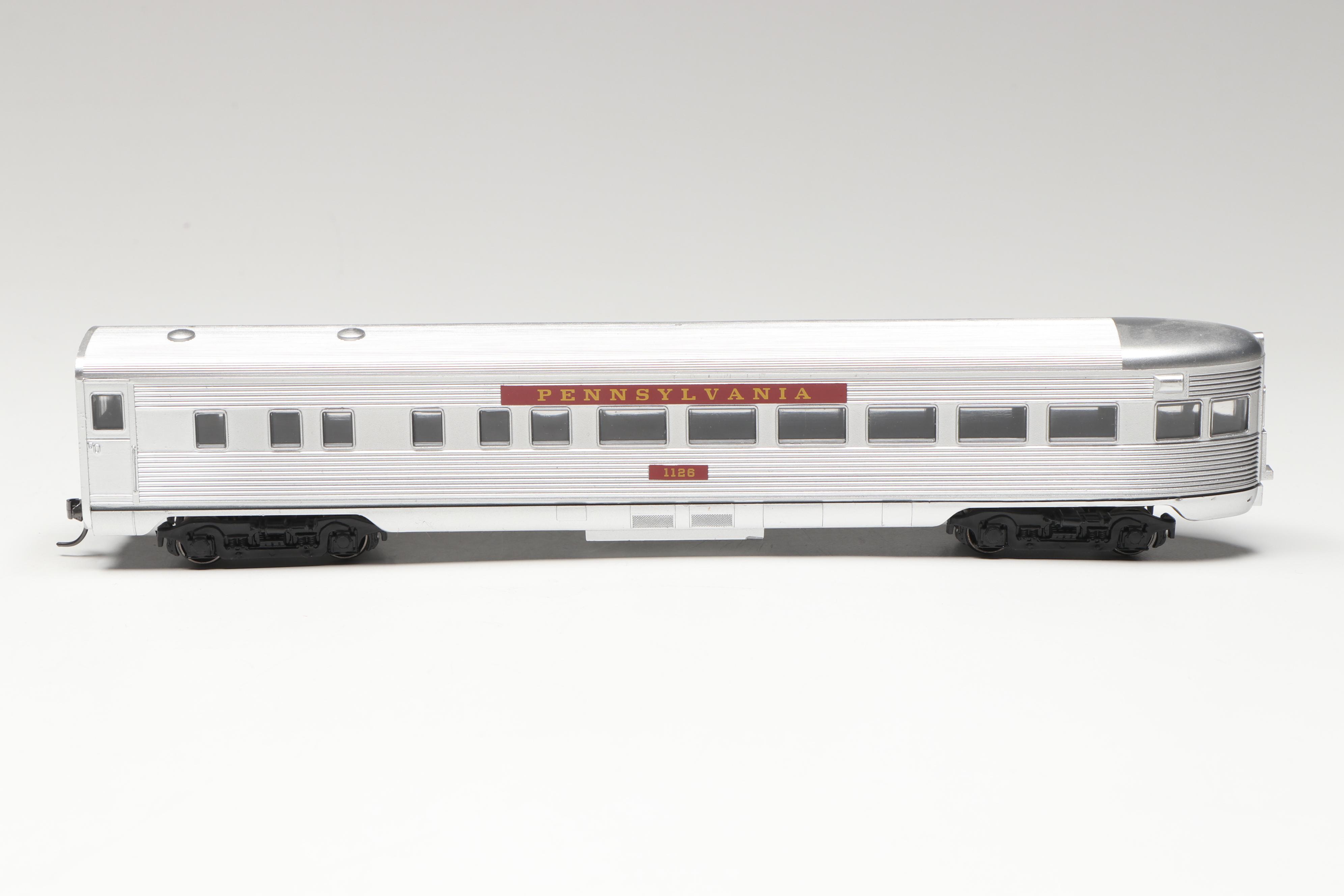 Spectrum HO Scale K4 4-6-2 Pacific Locomotive, Coach #3758 and More Train Cars