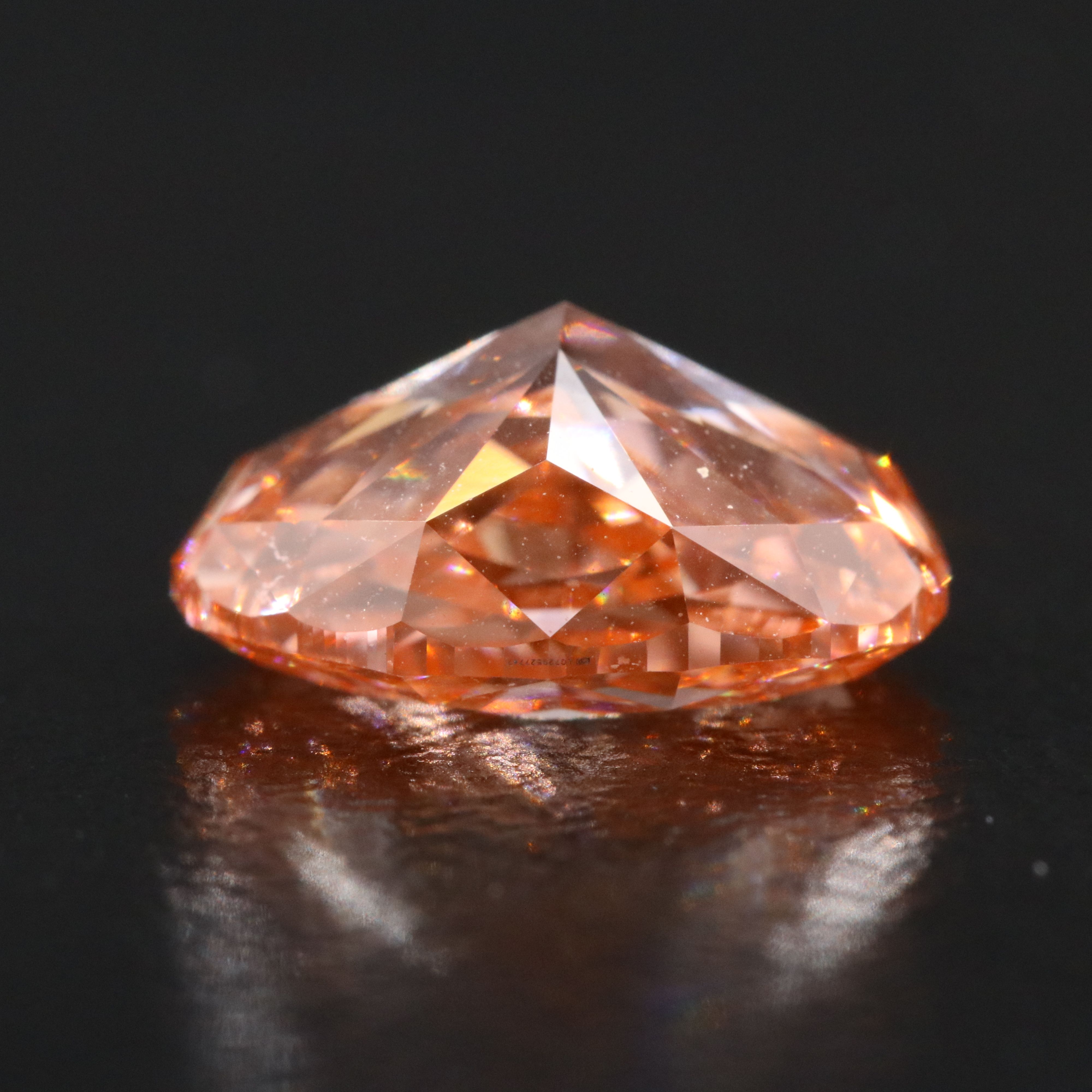 Loose 3.10 CT Lab Grown Fancy Pink Diamond with IGI Report
