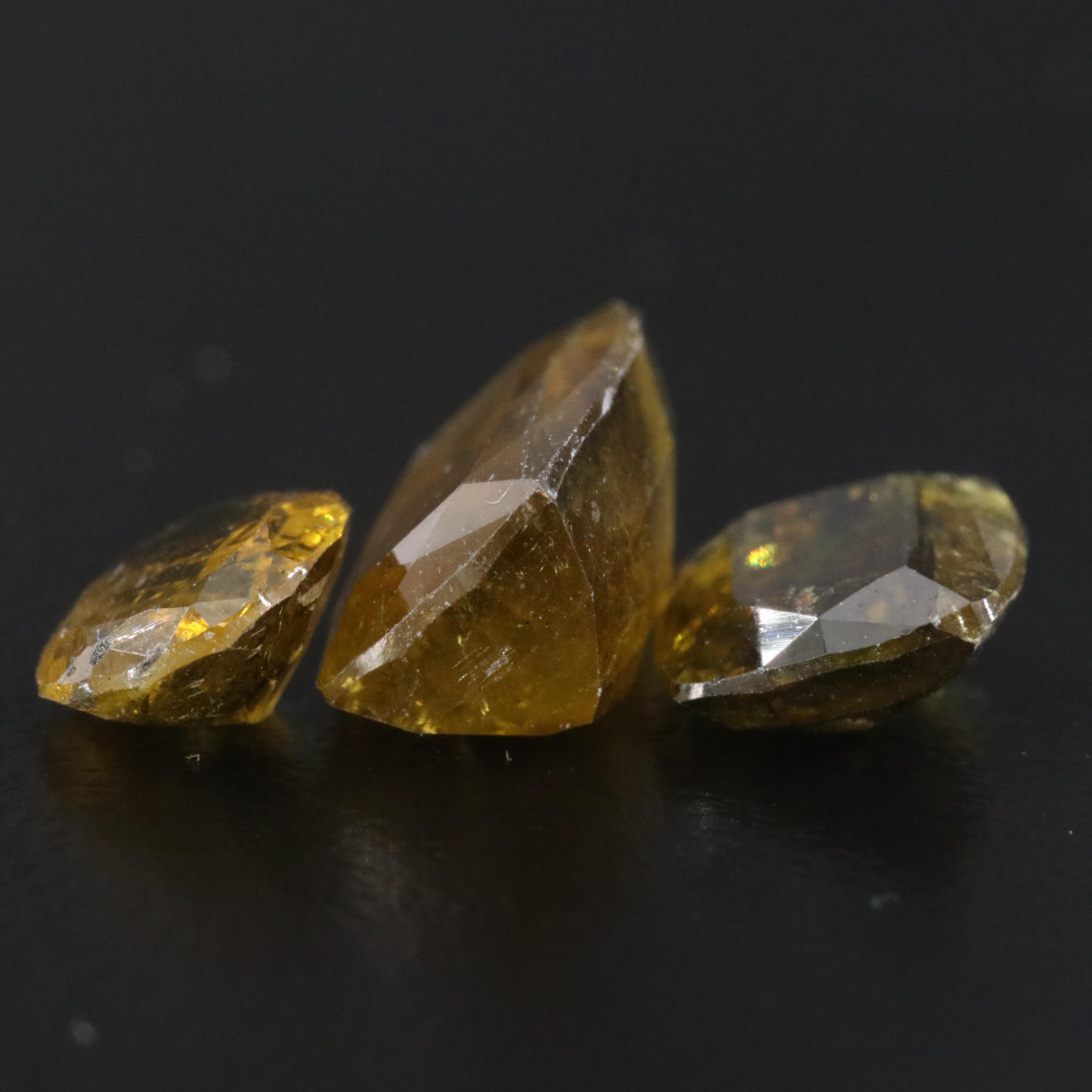 Loose 38.20 CTW Epidote Lot