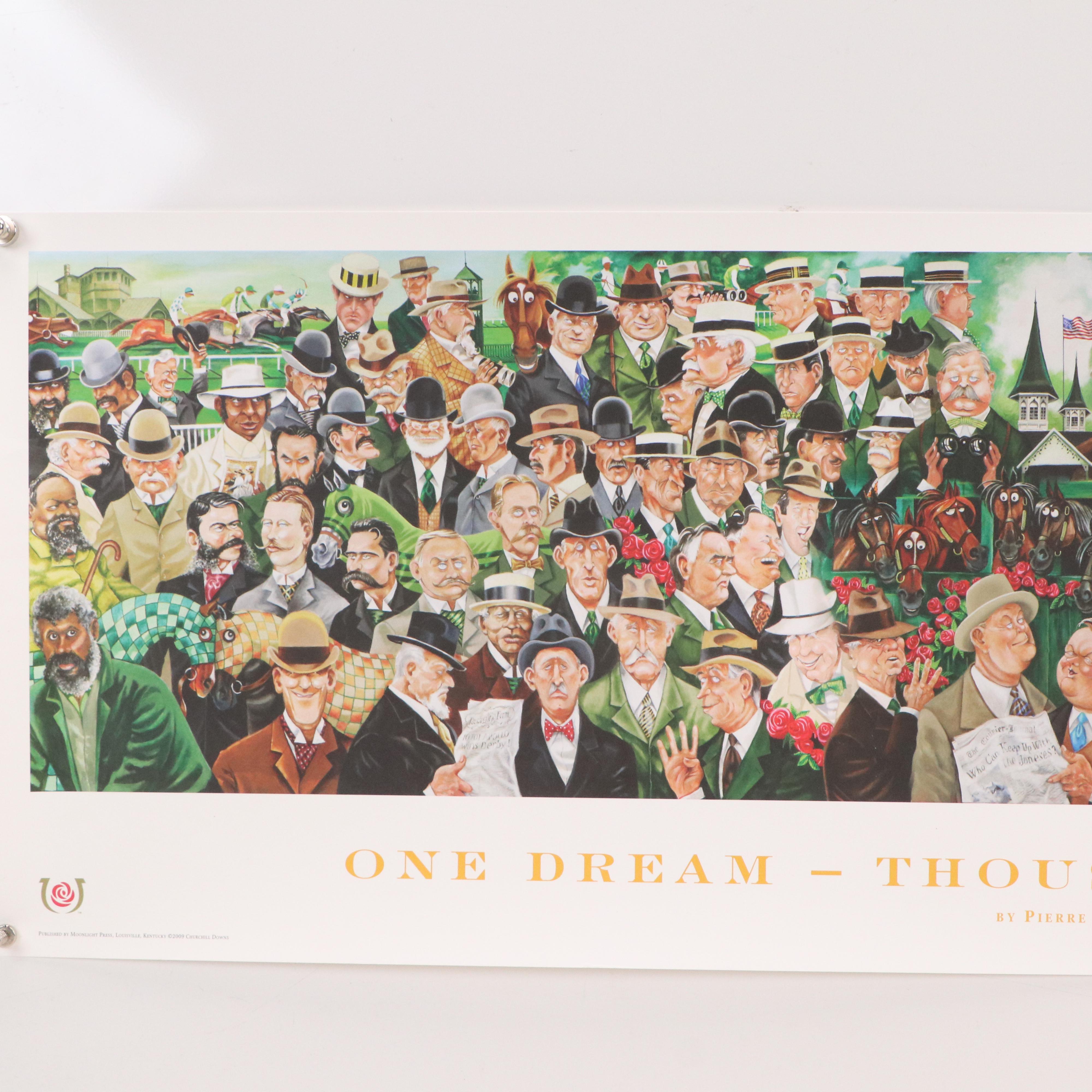 After Pierre Bellocq Offset Lithograph "One Dream - Thousands of Dreamers"