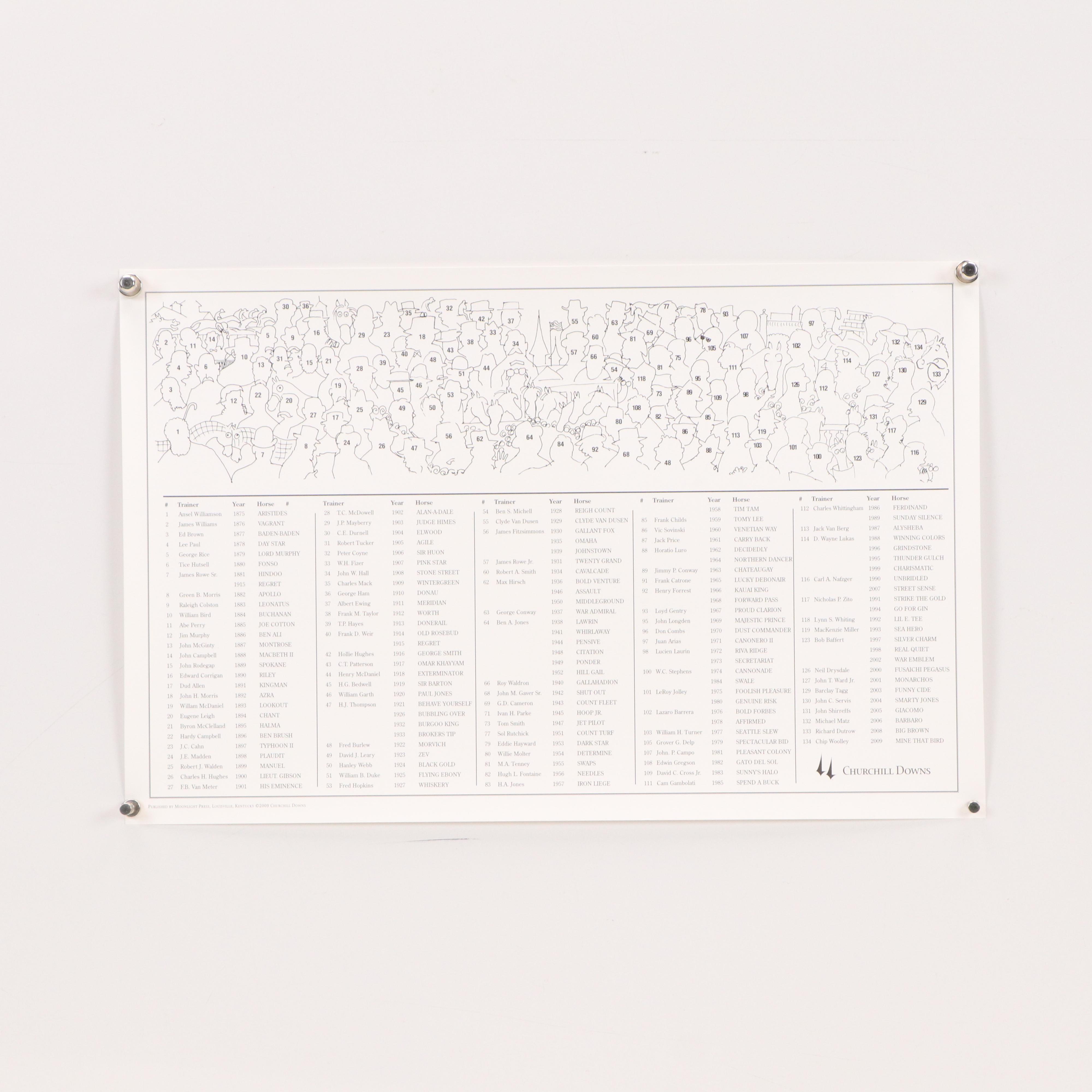 After Pierre Bellocq Offset Lithograph "One Dream - Thousands of Dreamers"