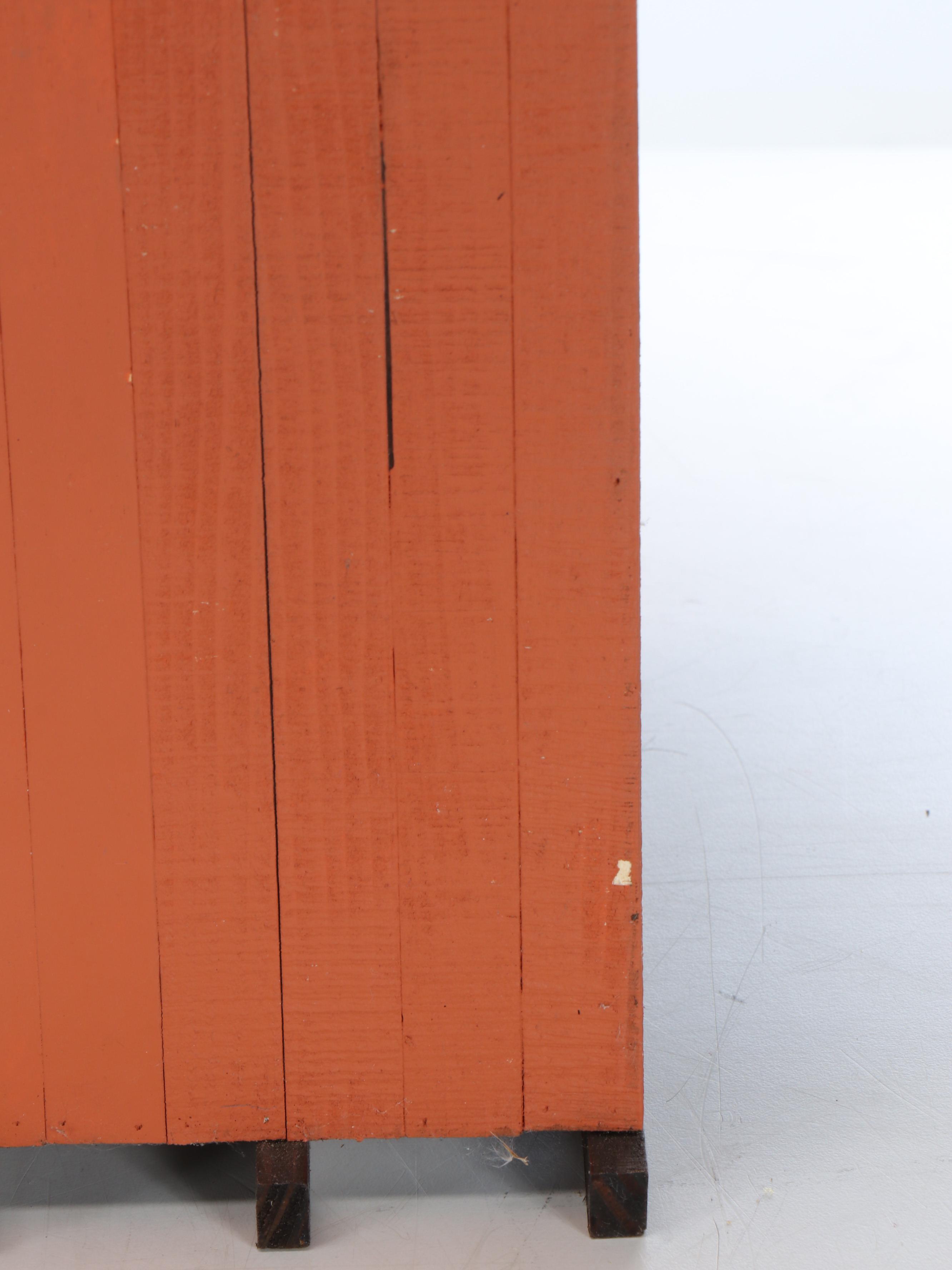 Handcrafted Mail Pouch Tobacco Railroad Bridge with Barn and More