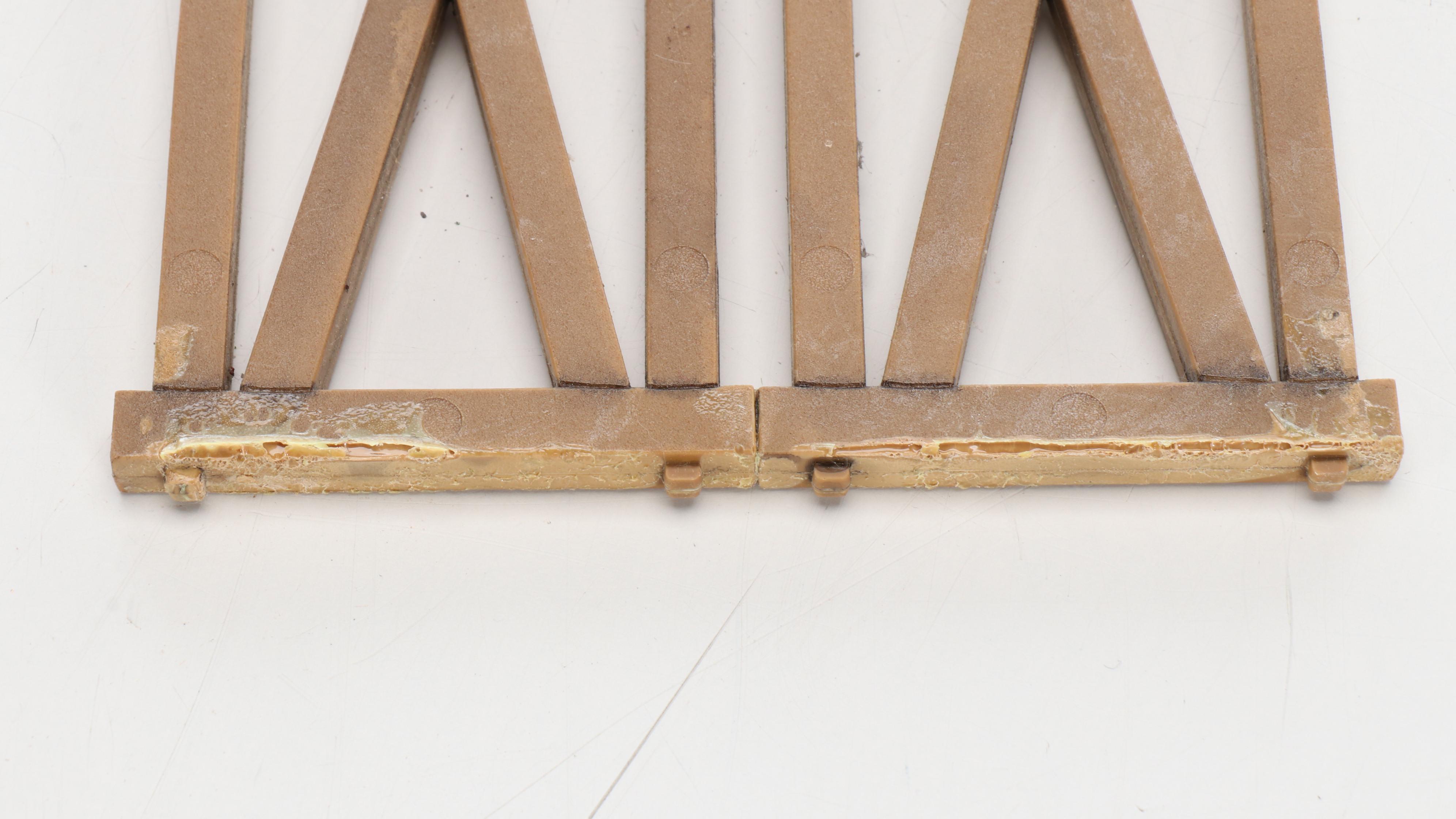 Handcrafted Mail Pouch Tobacco Railroad Bridge with Barn and More