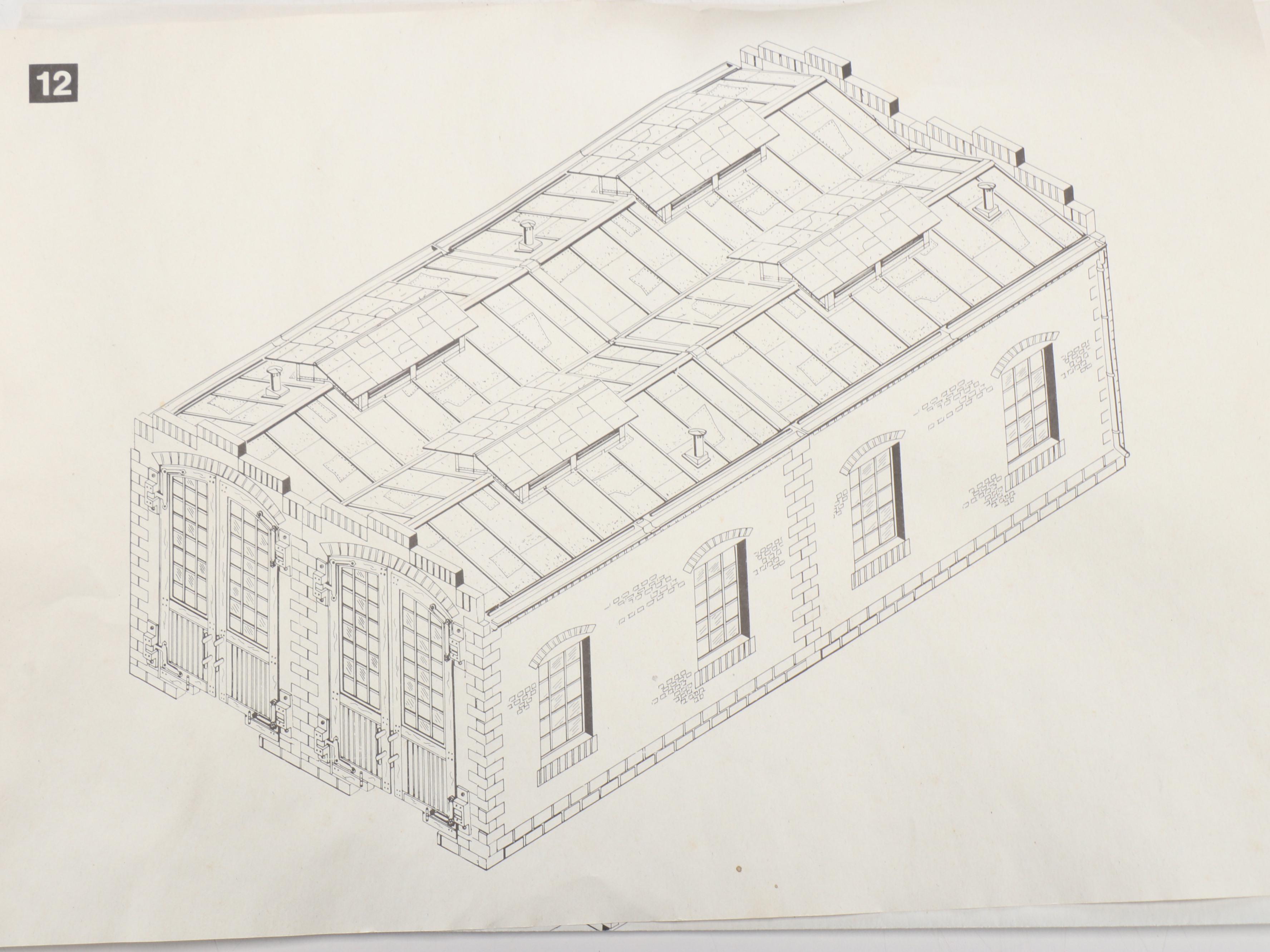 Handcrafted Mail Pouch Tobacco Railroad Bridge with Barn and More