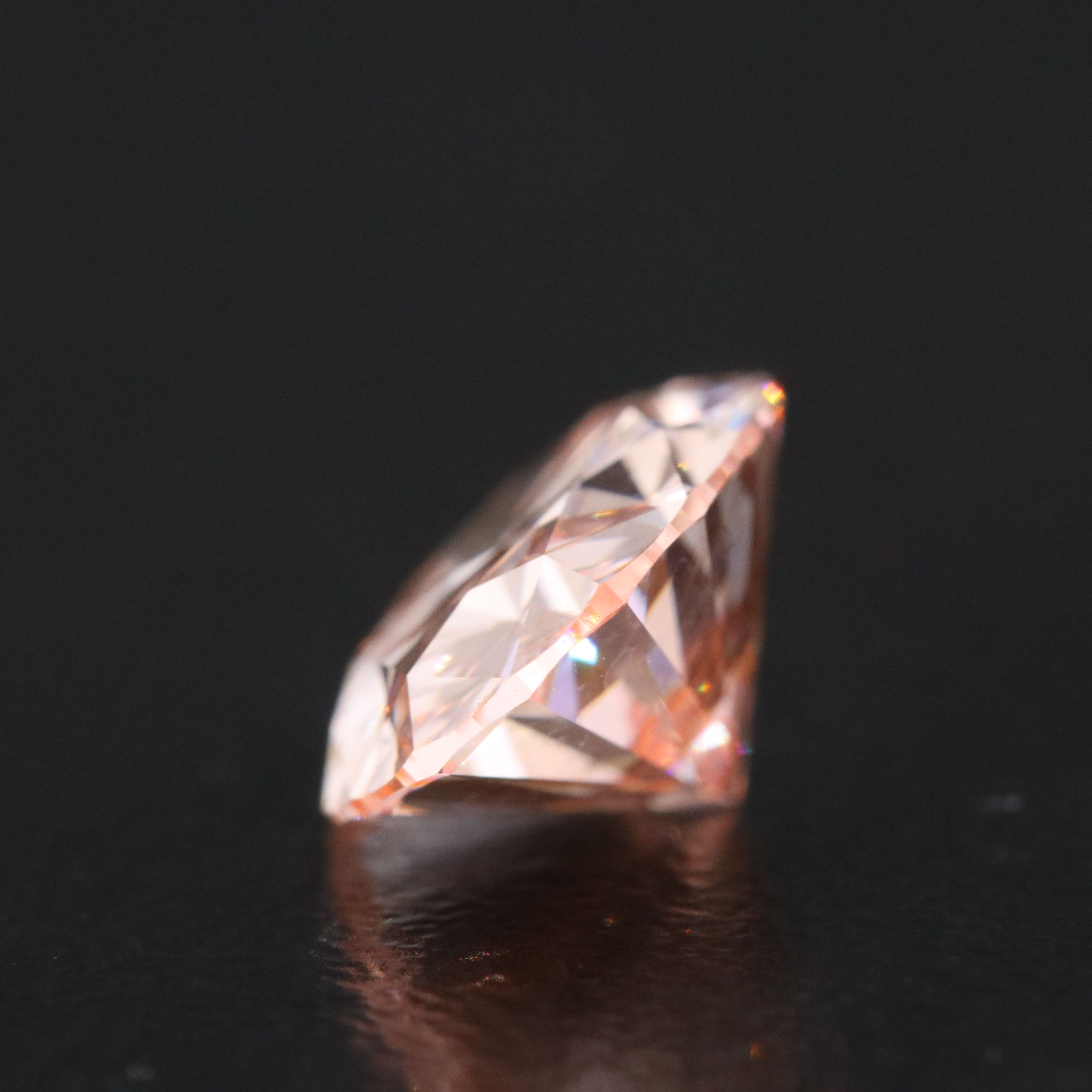Loose 3.02 CT Lab Grown Fancy Pink Diamond with IGI Report