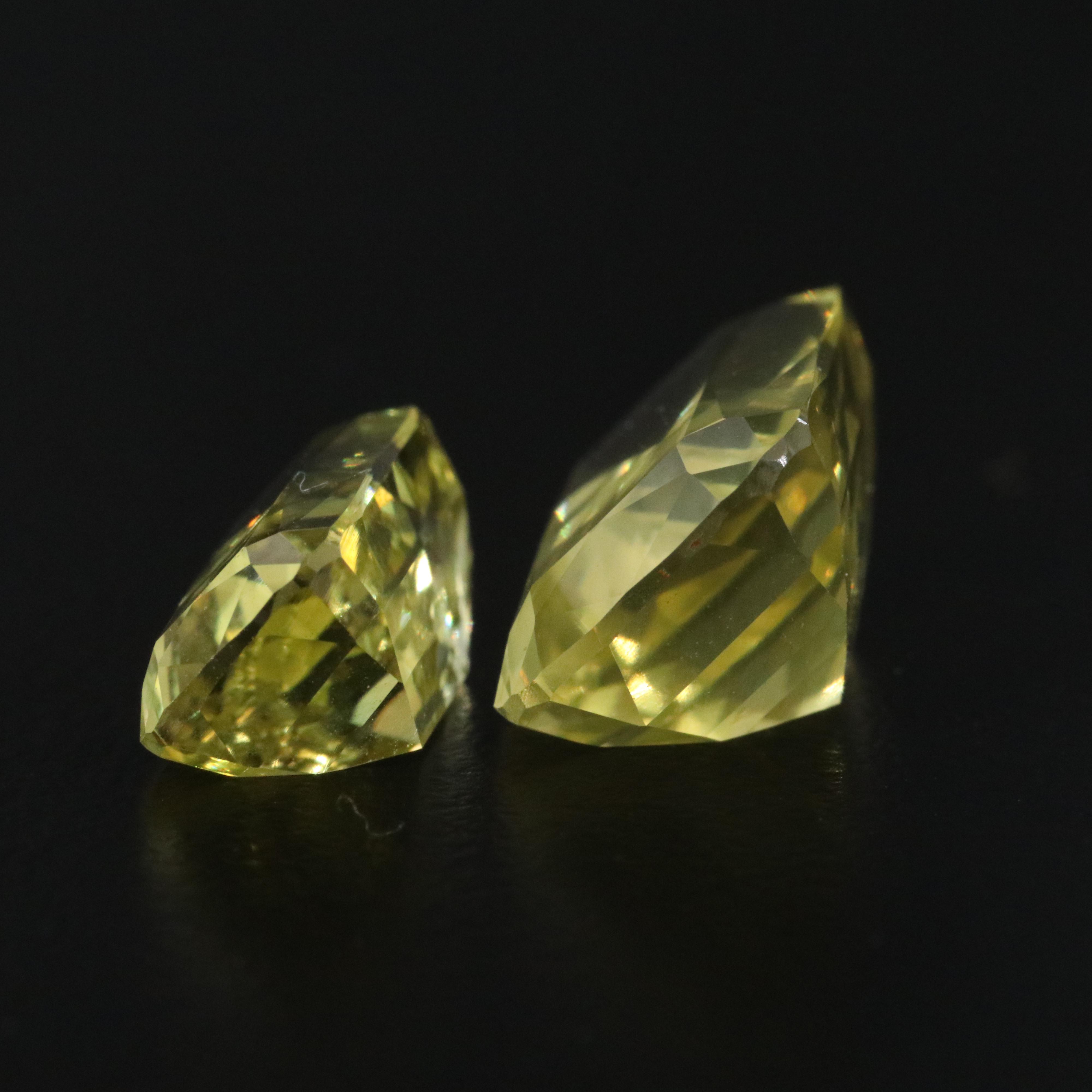 Loose 12.67 CTW Citrines