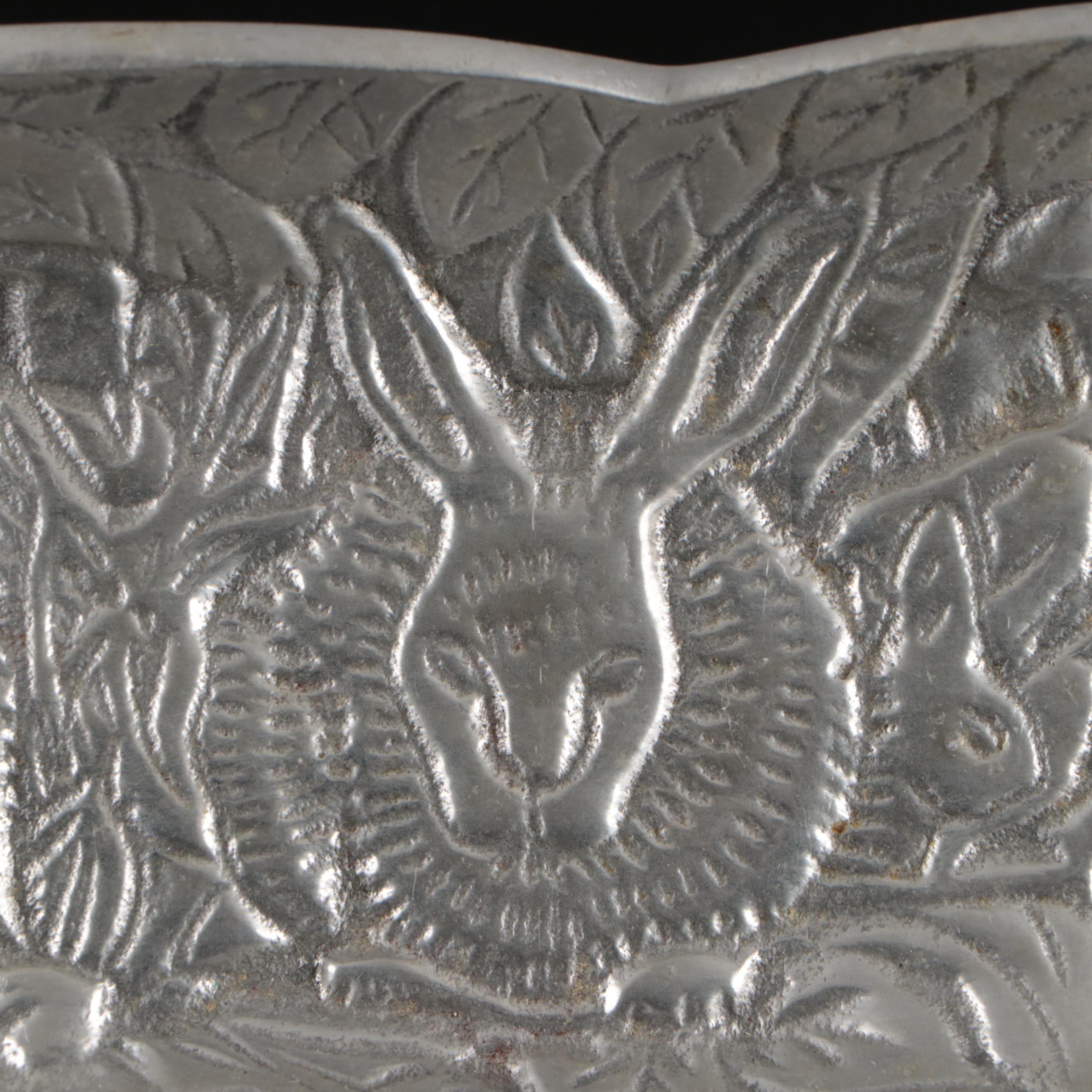 Retroneu Quattro Abstract Metal Candlesticks with Serveware