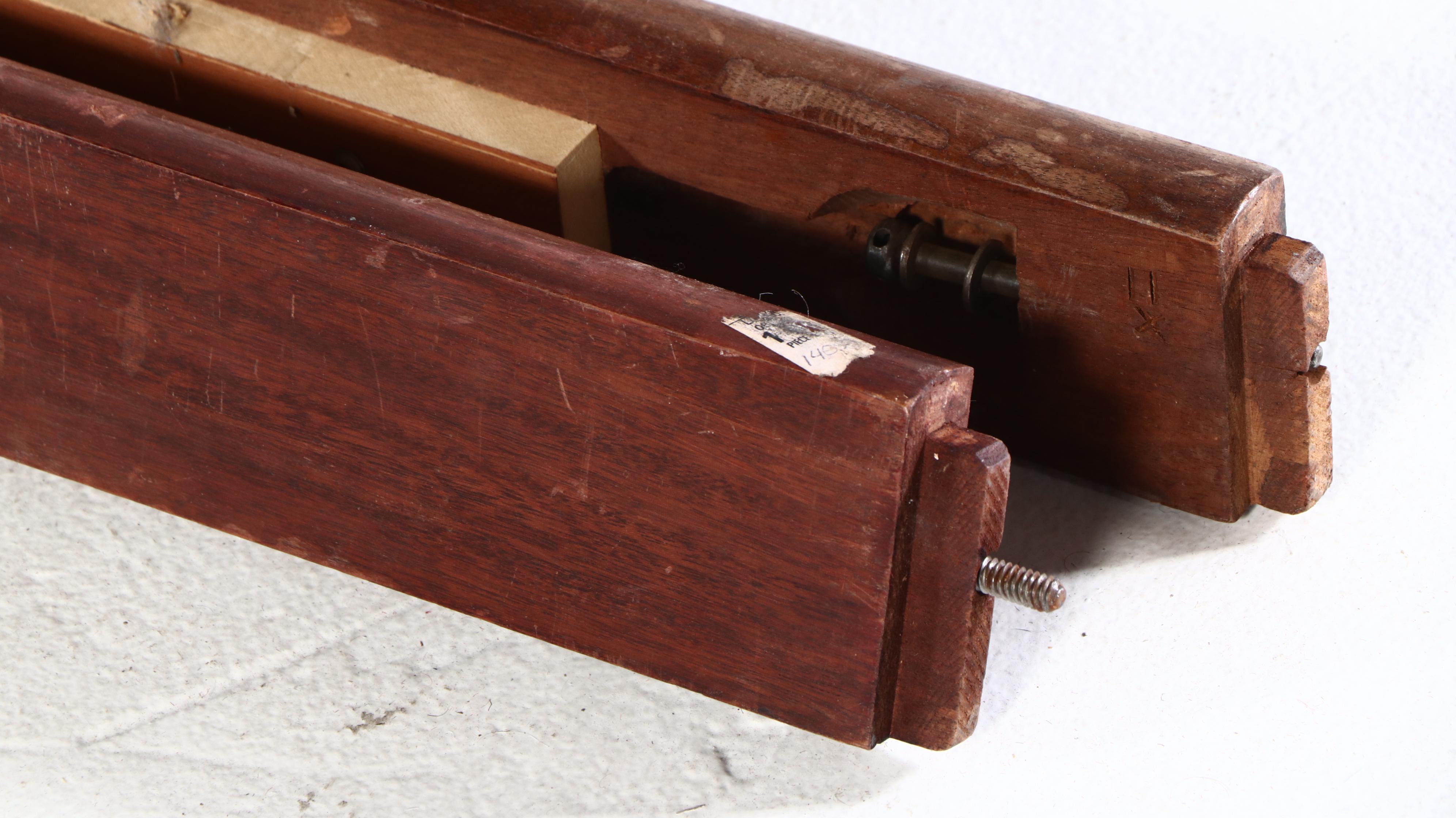 Regency Style Mahogany Swan Neck Sleigh Bed Frame