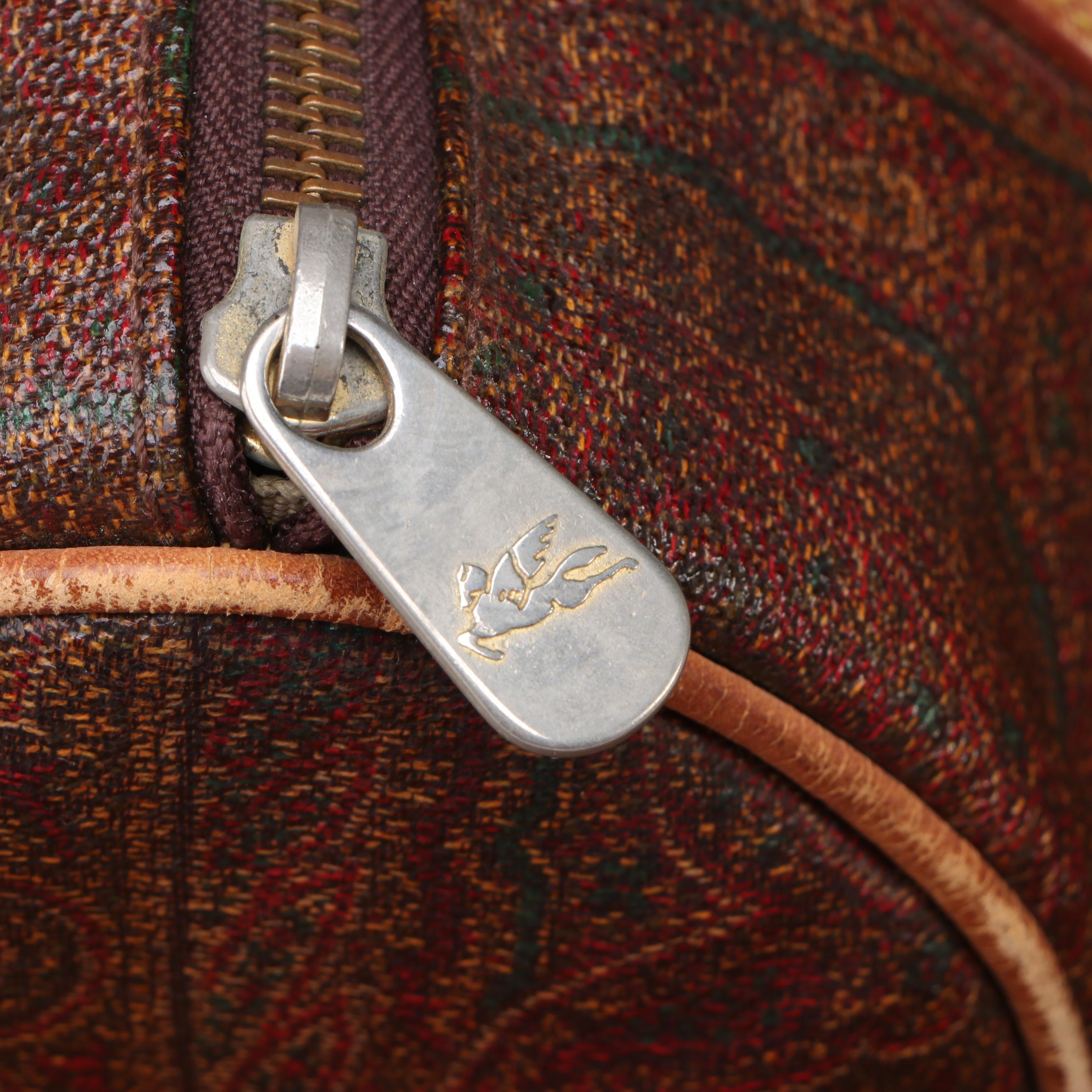 ETRO Barrel Bag and Bath Towel in Paisley Print with Twisted Faux Pearl Necklace