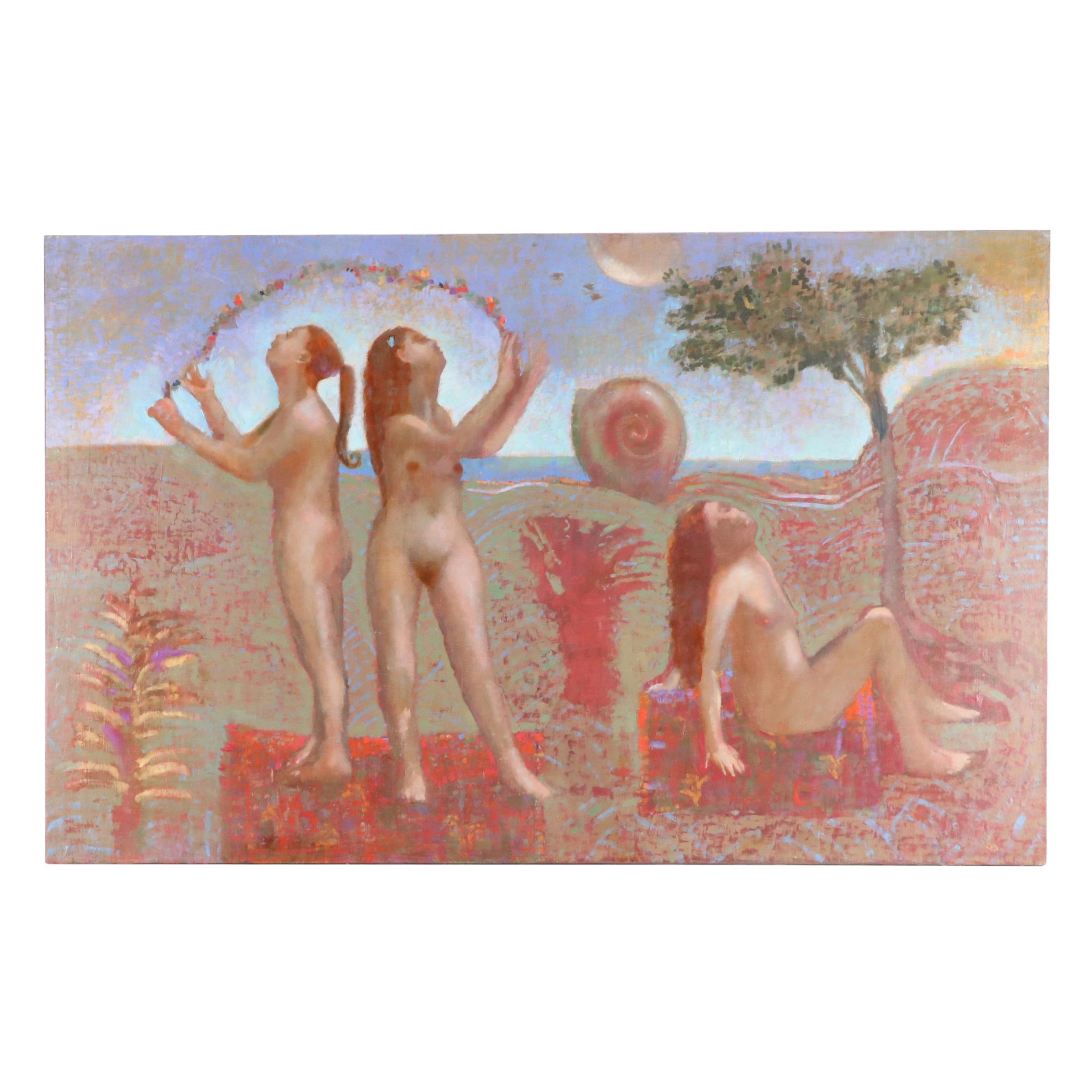 Greg Decker Figurative Oil Painting "Ecstasy (L'Ecstase)," 2010