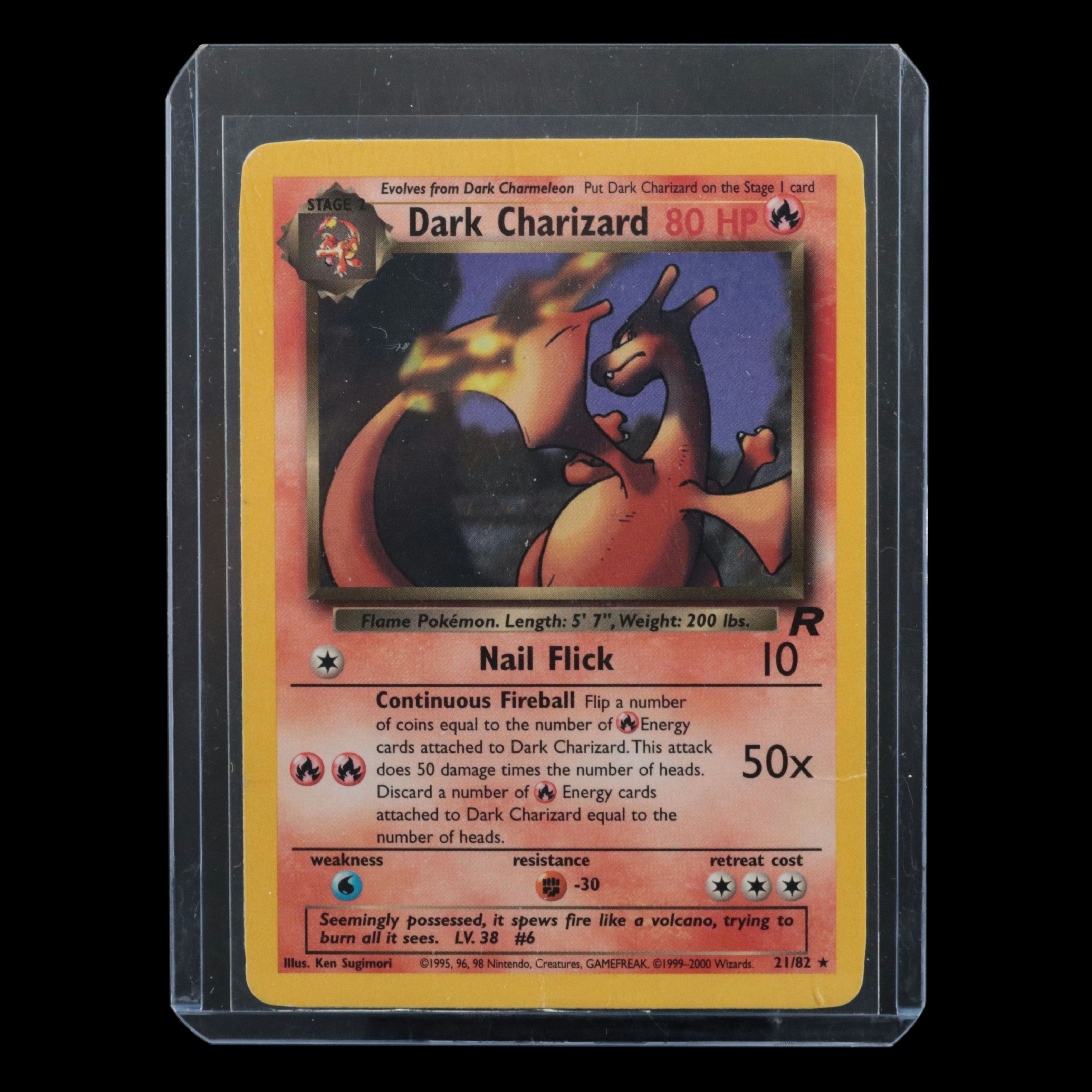 Team Rocket Dark Charizard Pokémon Card