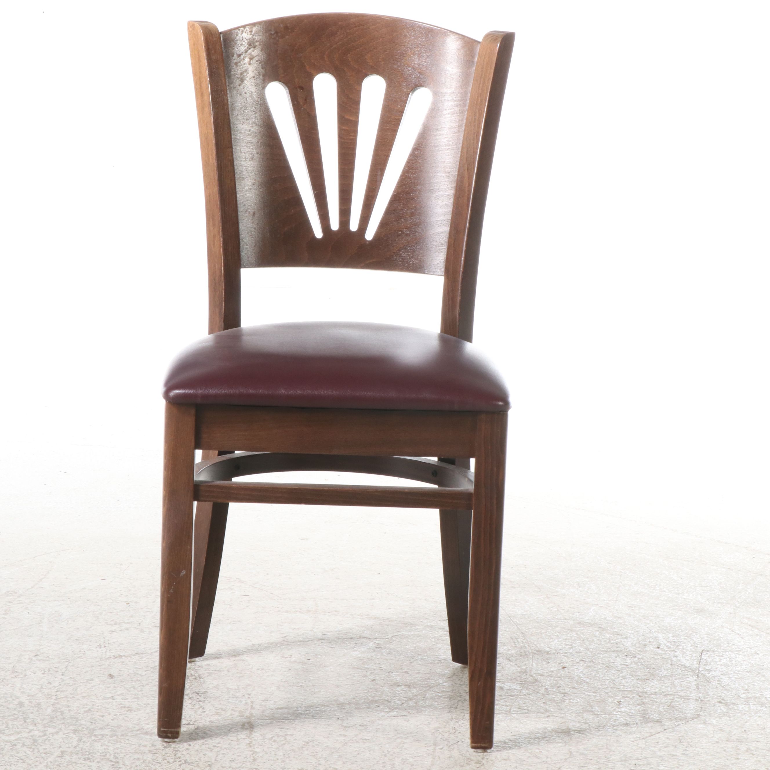 M. Deitz and Sons Laminate and Iron Dining Table with Single Chair