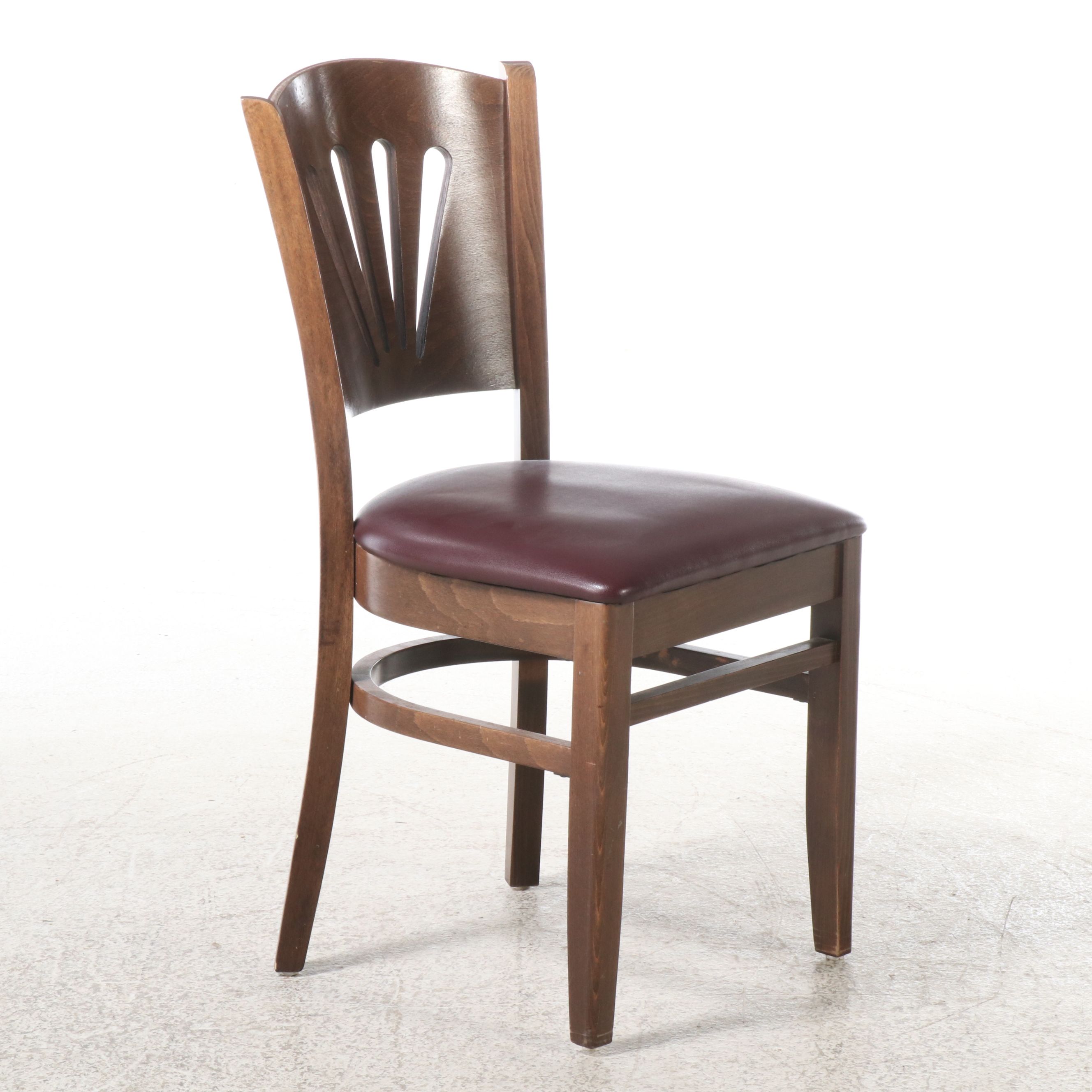 M. Deitz and Sons Laminate and Iron Dining Table with Single Chair