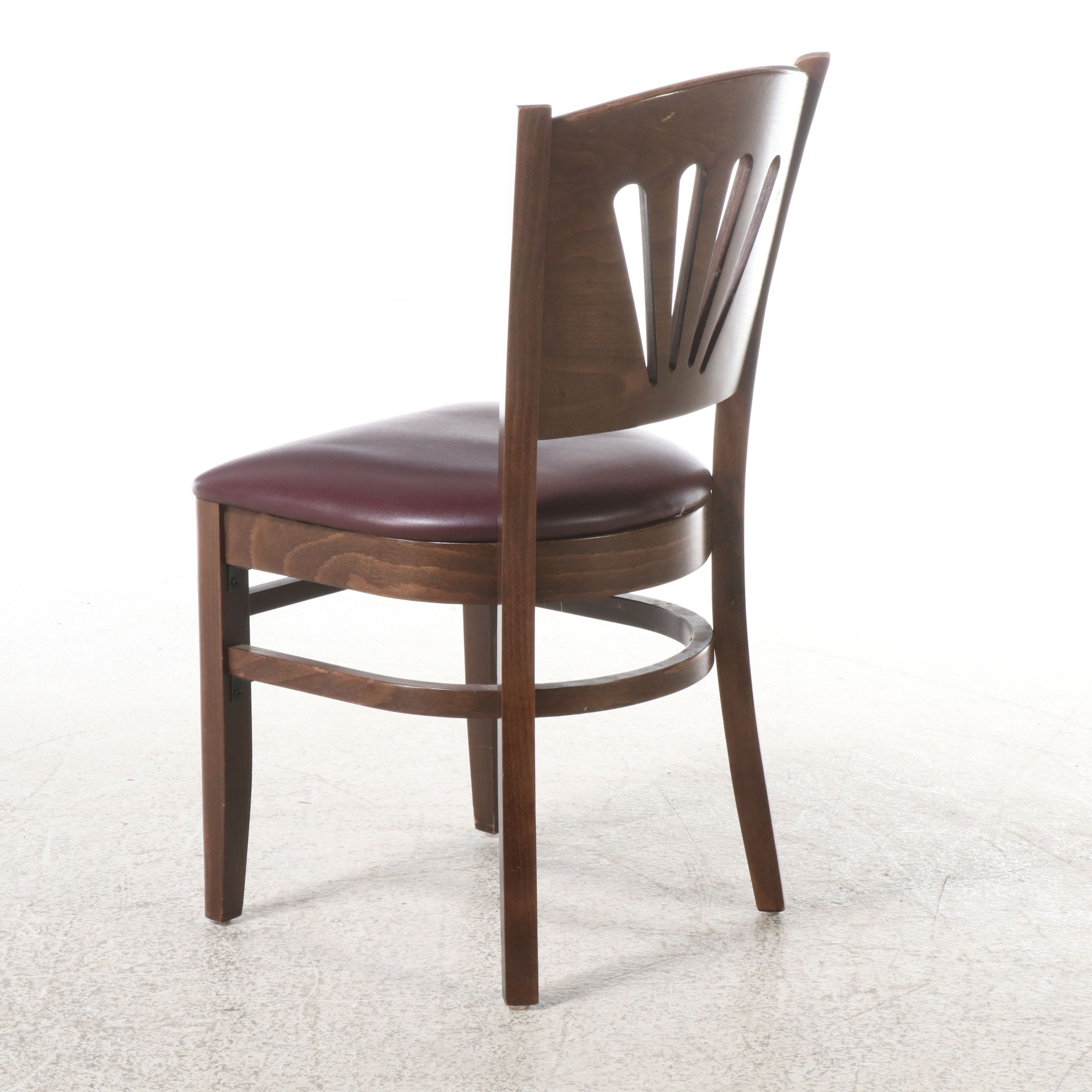 M. Deitz and Sons Laminate and Iron Dining Table with Single Chair