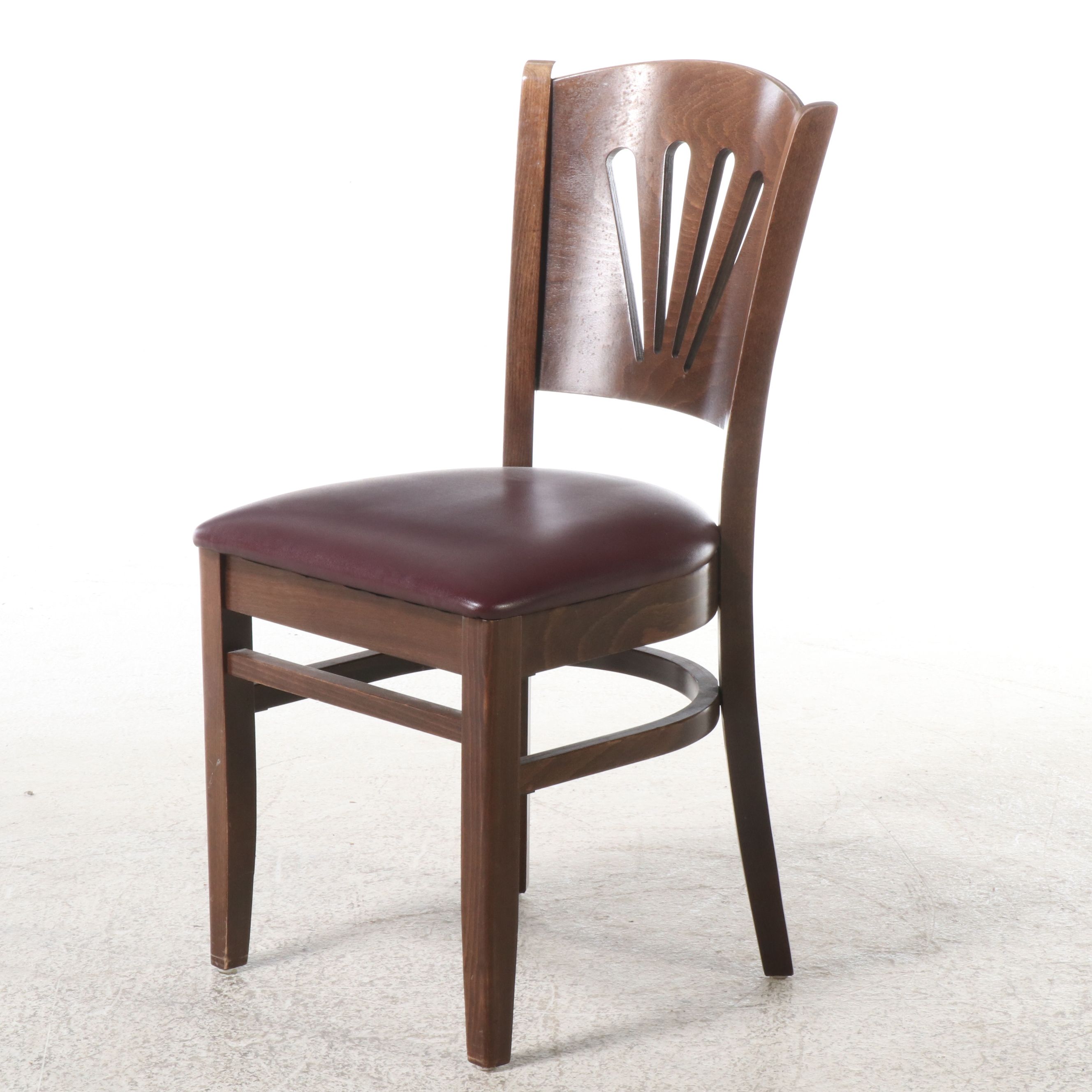 M. Deitz and Sons Laminate and Iron Dining Table with Single Chair