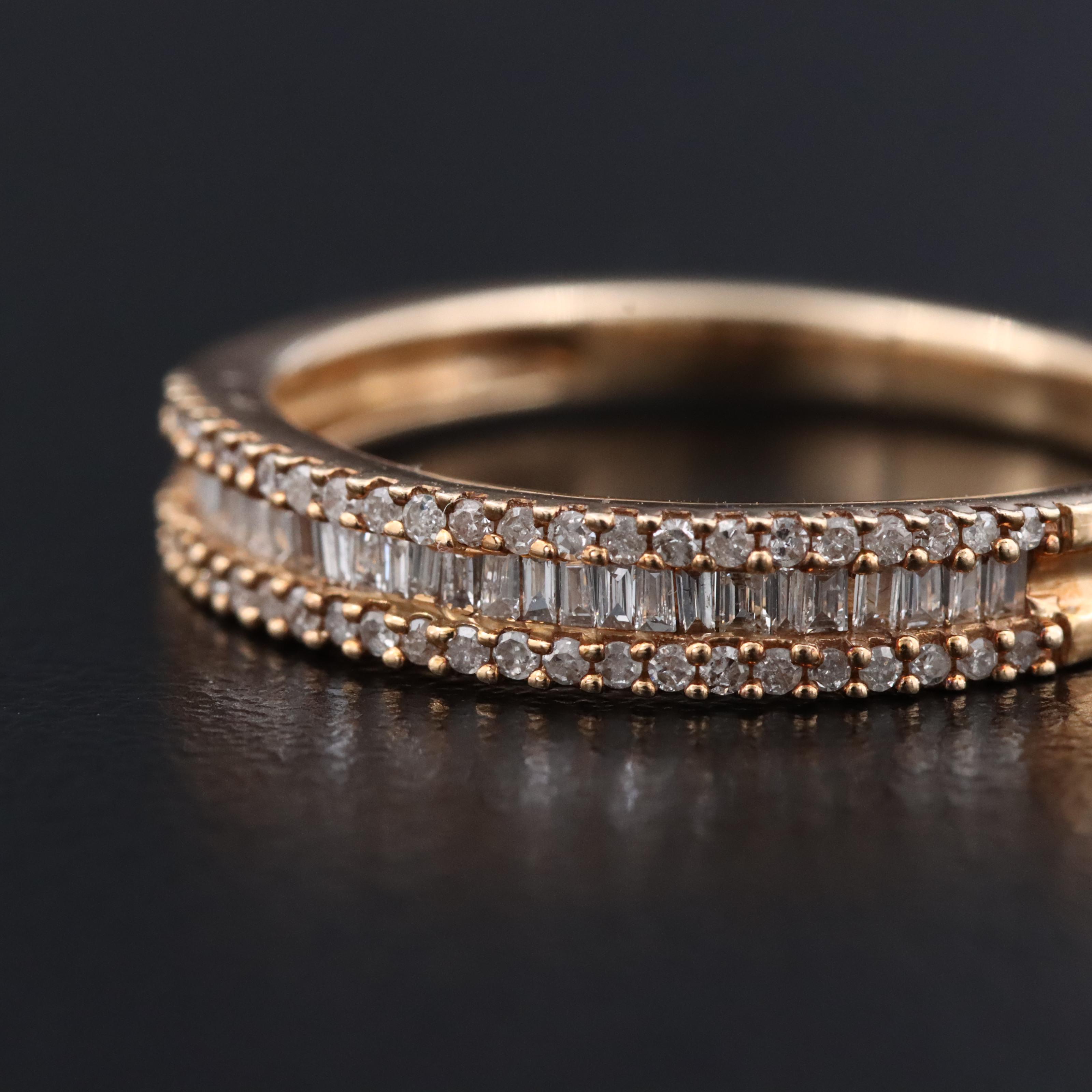 10K 0.25 CTW Diamond Ring