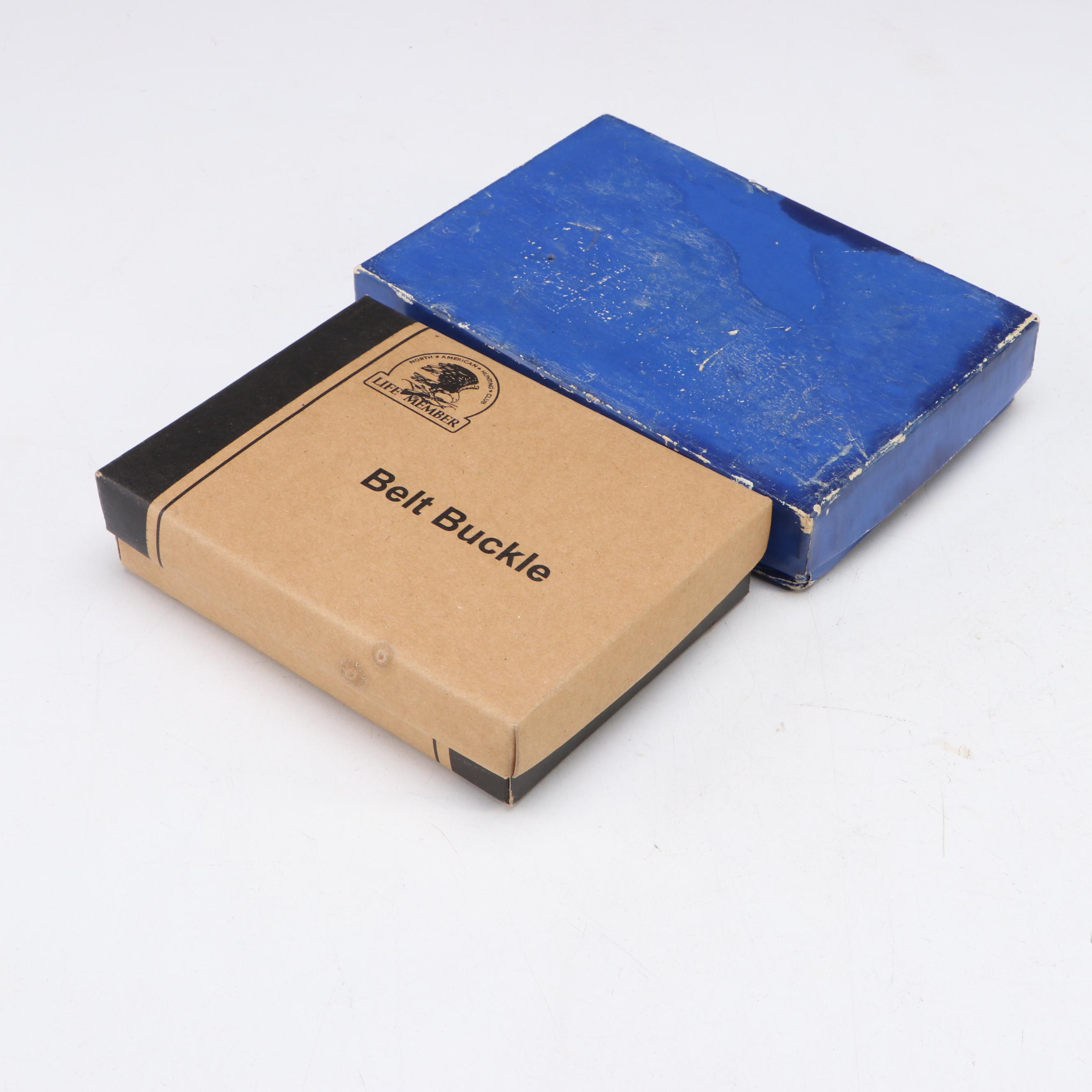 Limited Edition American Eagle Belt Buckle and Other Commemorative Buckle