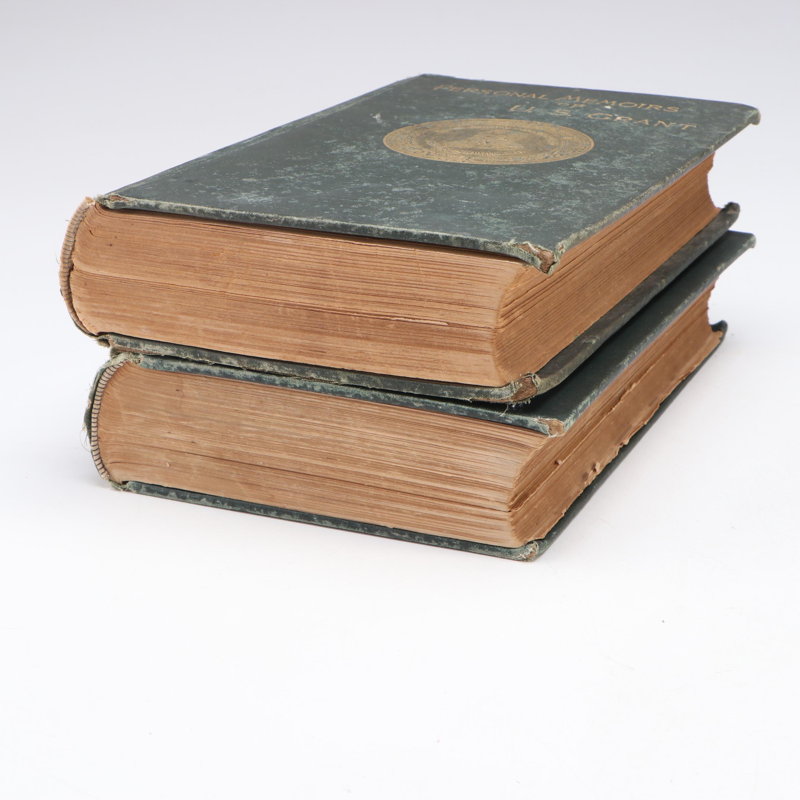 First Edition "Personal Memoirs of U. S. Grant" Two-Volume Set, 1885–1886