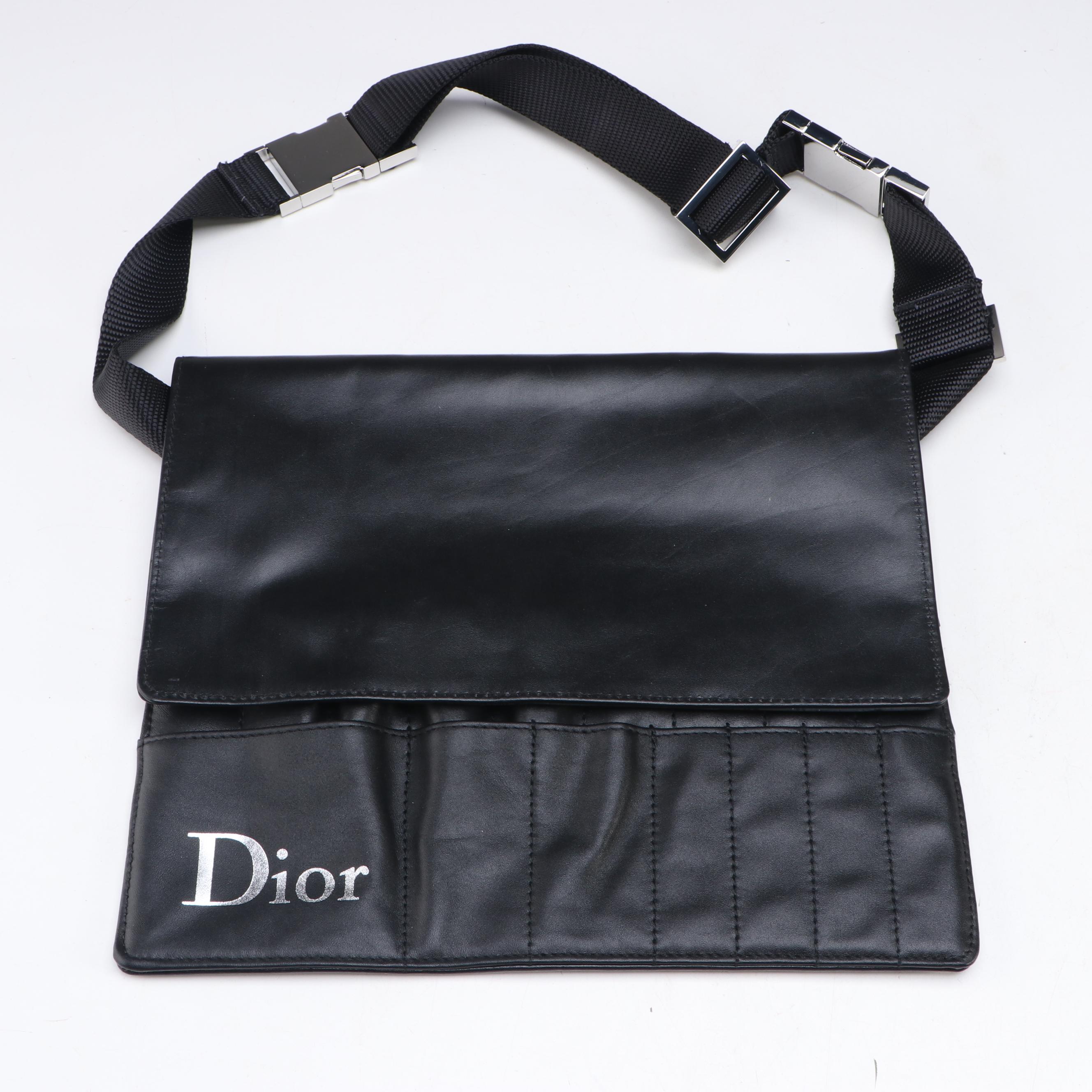 Dior Beauté Promotional MUA Makeup Brush Belt Bag and Cannage Mesh Tote Bag