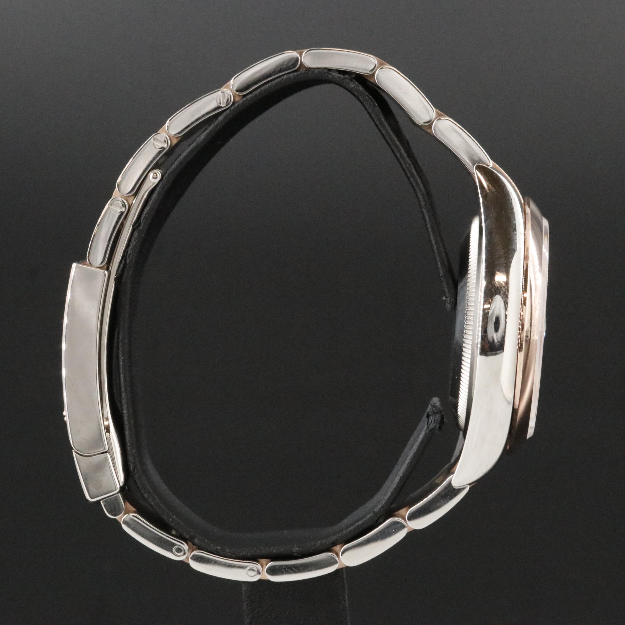 Rolex Datejust Everose Gold Roman White Dial Watch