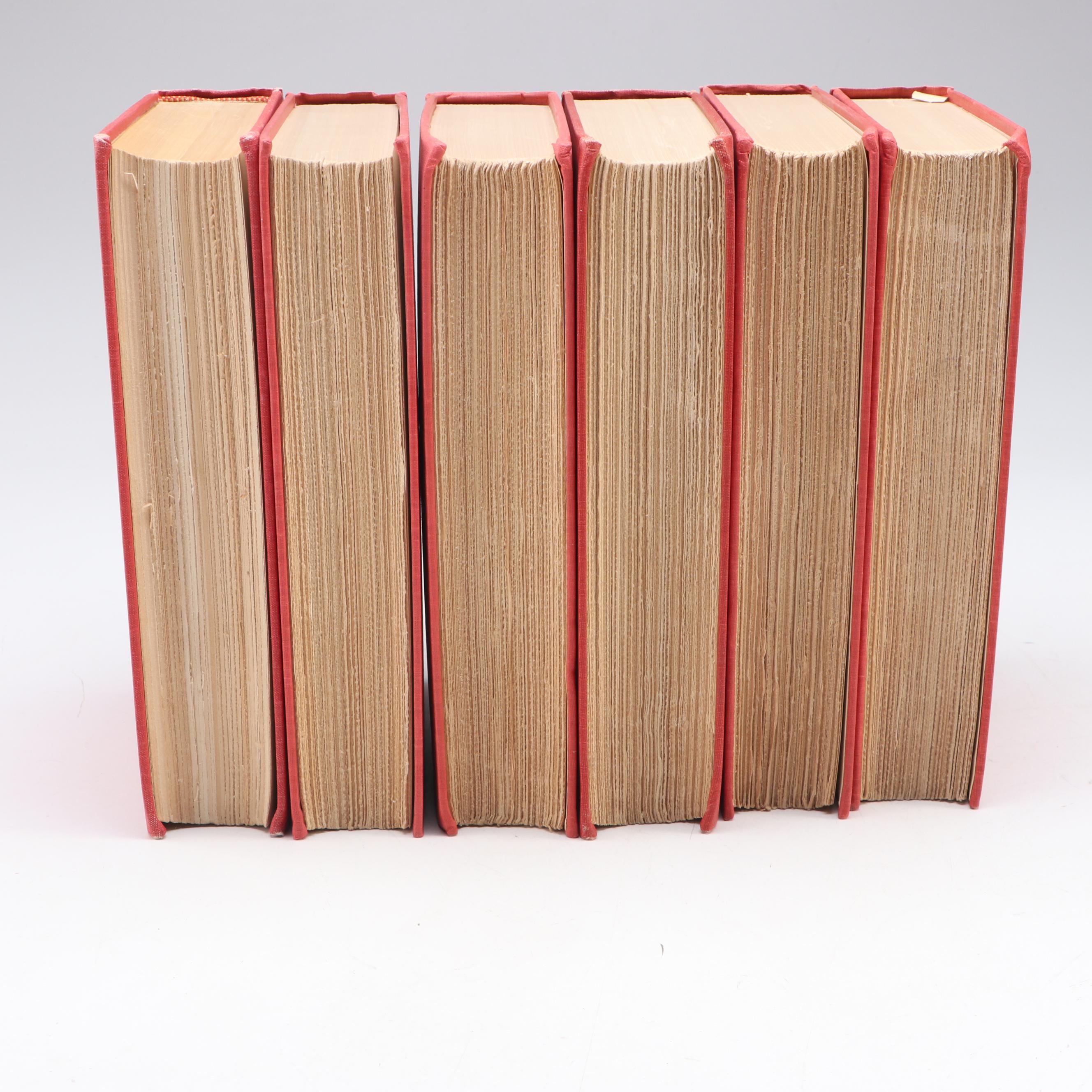 Trade and Book Club Edition "The Second World War" Complete Set by Churchill