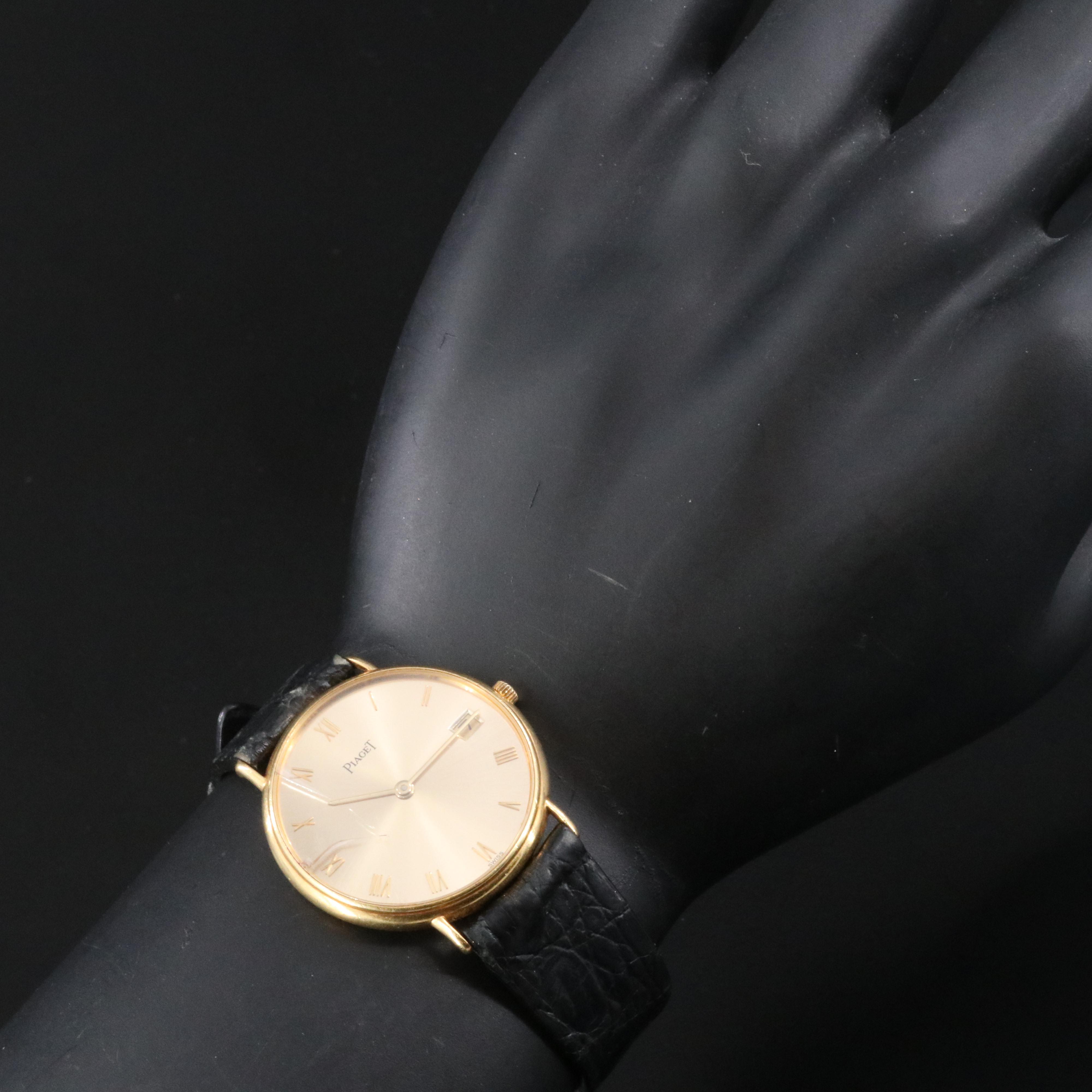 18K Piaget Calendar Quartz Watch