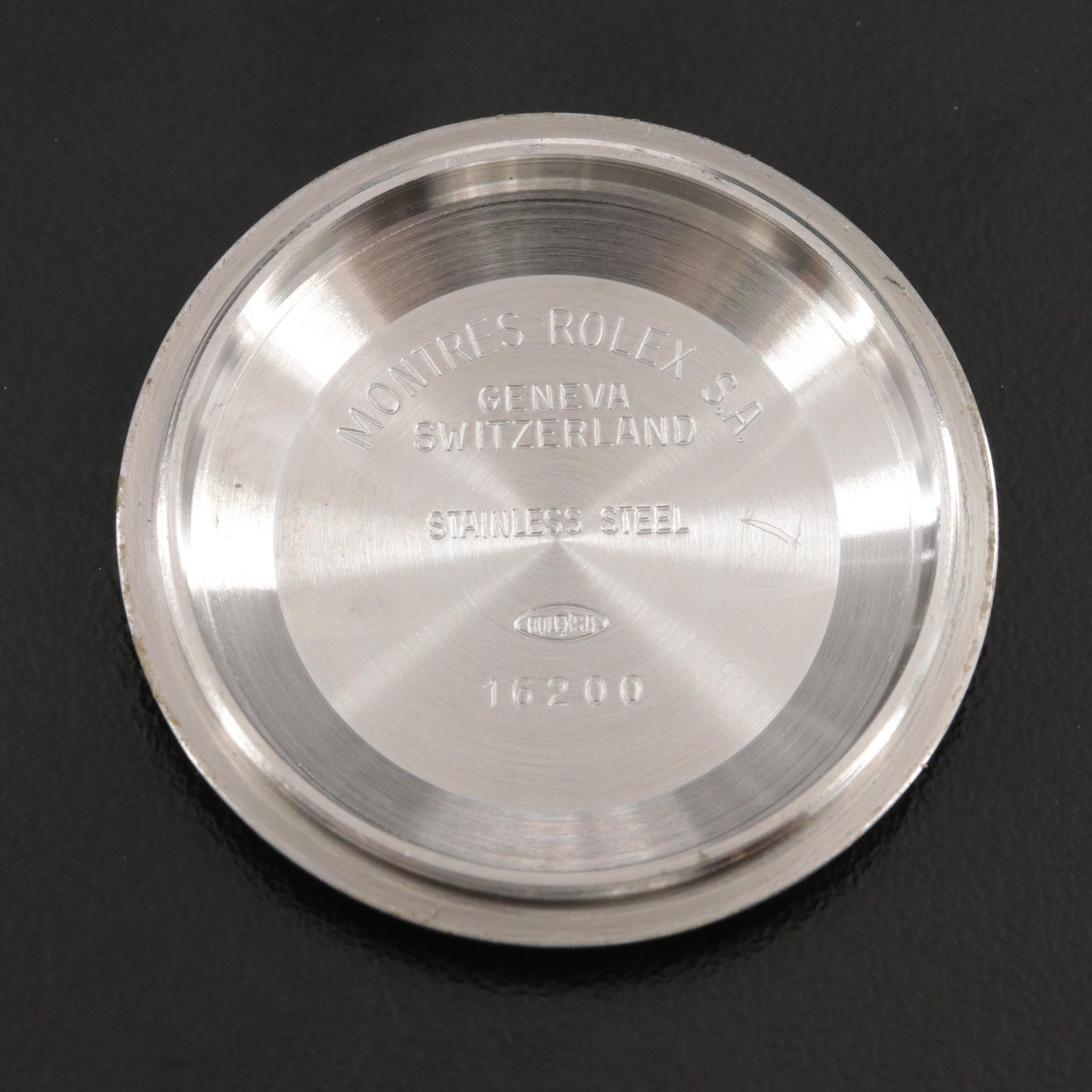 Rolex Datejust 16220 Custom Diamond Watch c.1991